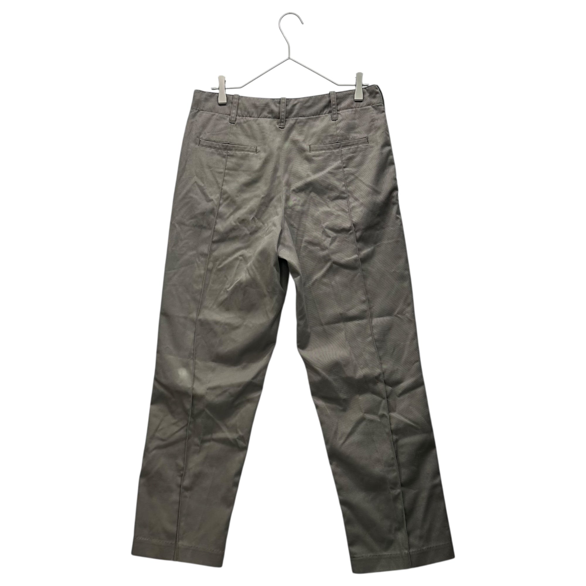 MORE ABOUT LESS(モアアバウトレス) 90's Pintuck Chino Straight Pants 90年代 ピンタック チノ ストレート パンツ M カーキ