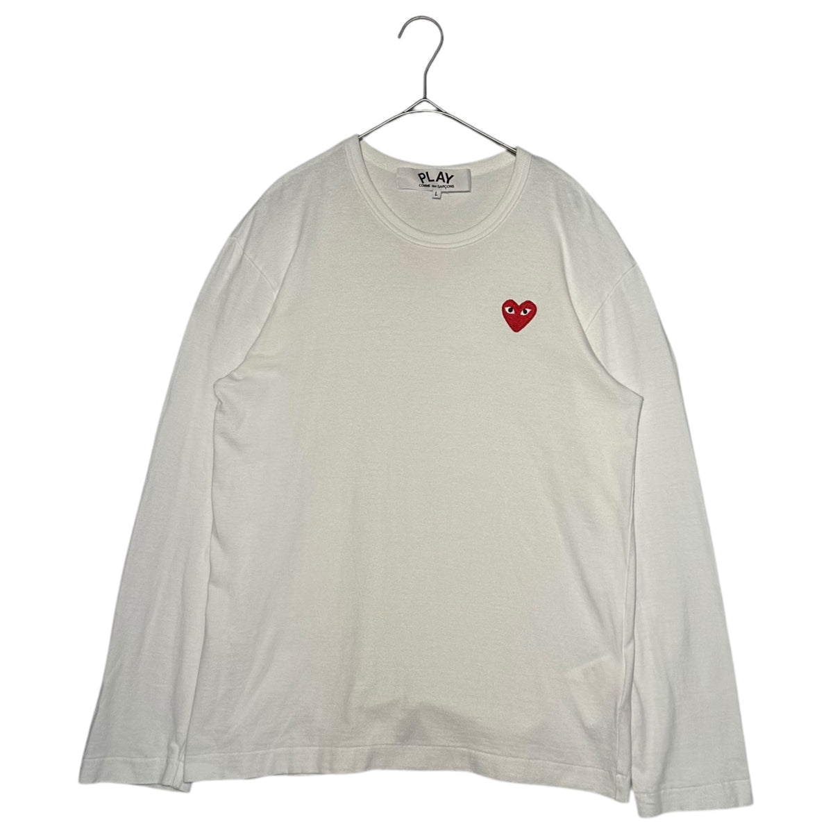 PLAY COMME des GARCONS(プレイコムデギャルソン) Heart Logo L/S TEE 