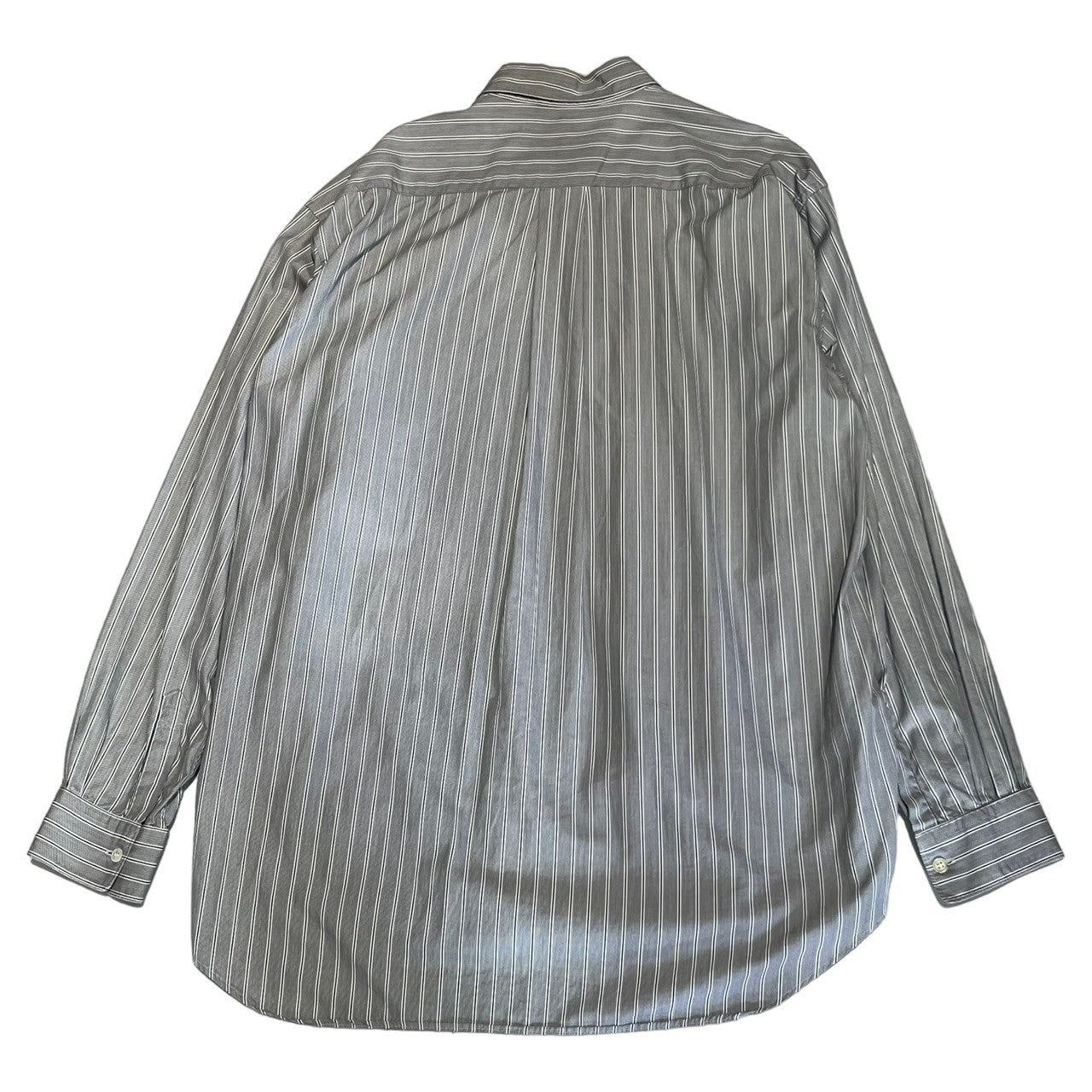 COMME des GARCONS SHIRT(コムデギャルソンシャツ) 90's ~ 00'S Switchable striped shirt 切替ストライプシャツ M グレー 90年代 フランス製