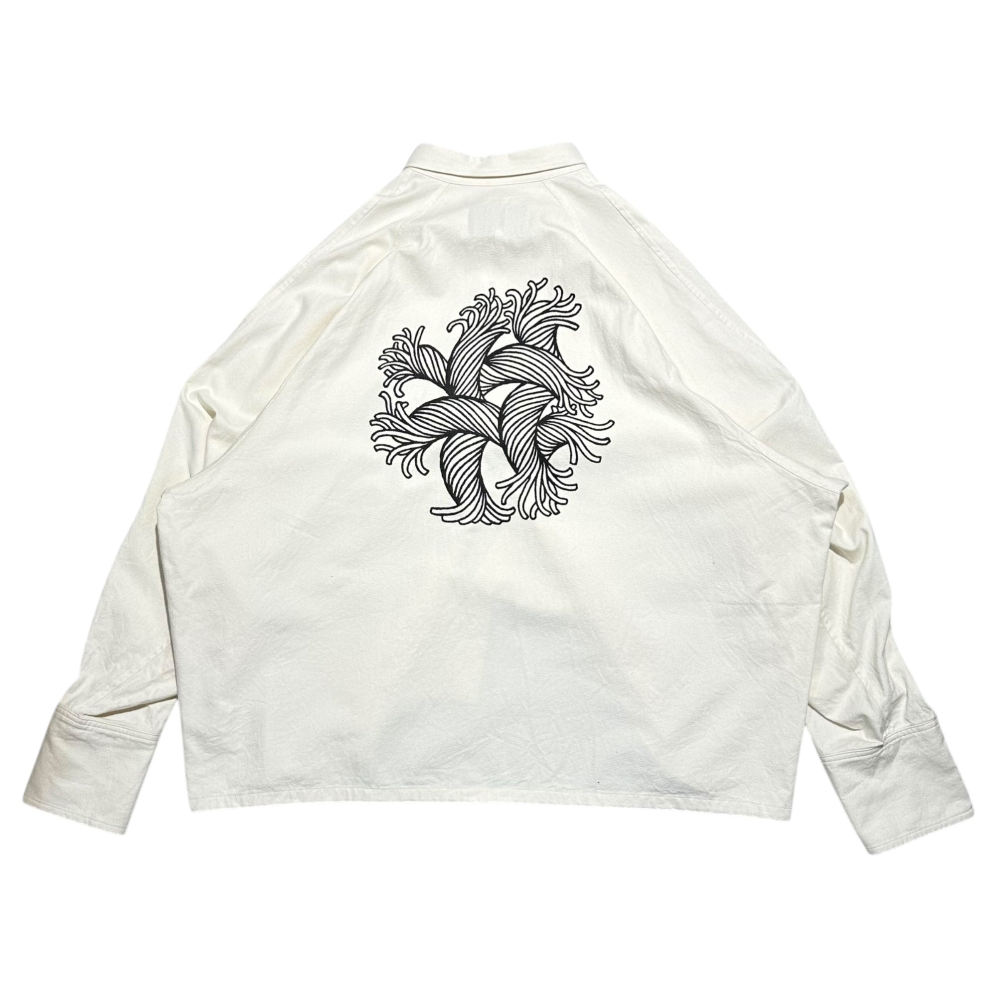 Nemeth(ネメス) Shirt 988 Oversized Back Rope Print Shirt オーバーサイズ バック ロープ プリント シャツ 988 LL アイボリー