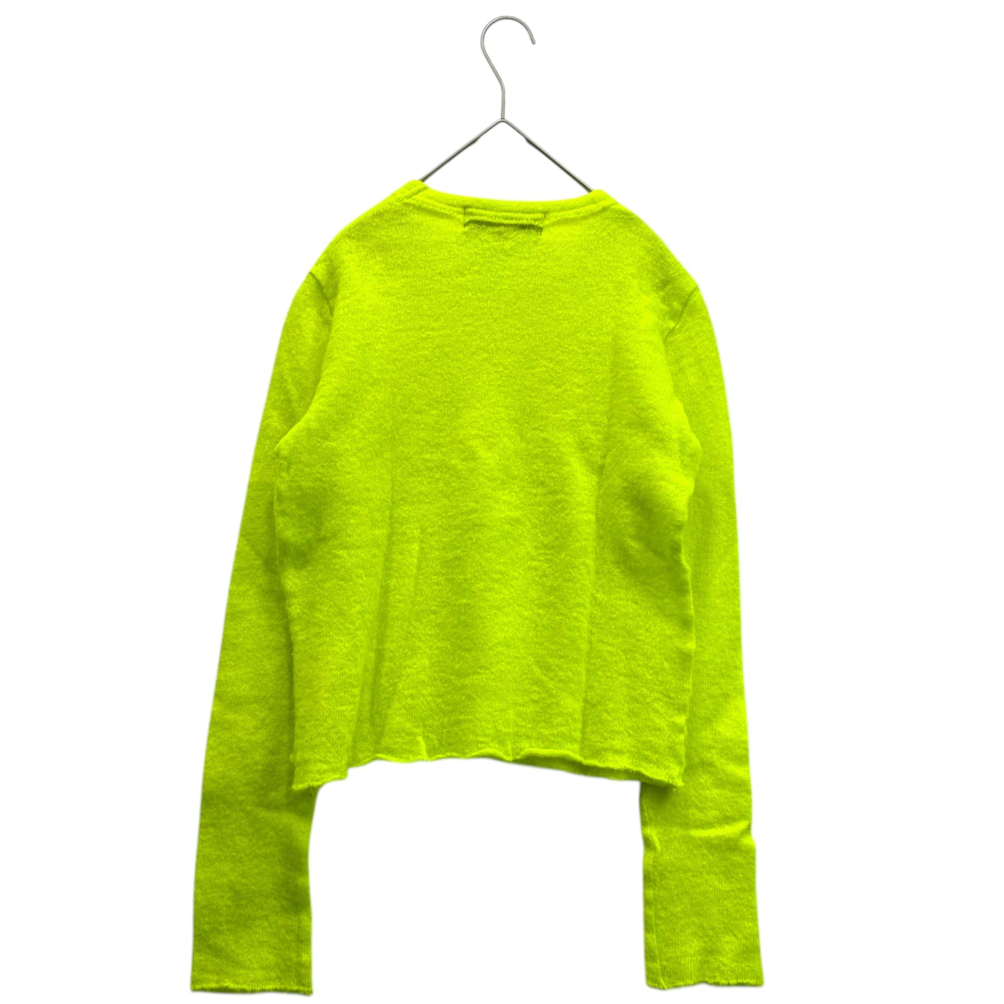 tricot COMME des GARCONS(トリココムデギャルソン) 13AW Mohair-blend Crew Neck Post-dyed Knit モヘア混 クルーネック 後染め ニット TL-B204 M イエロー AD2013