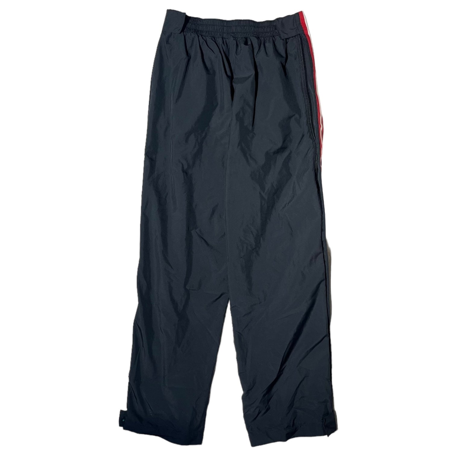 NIKE(ナイキ) 90's sideline basketball nylon setup サイドライン バスケットボール ナイロン セットアップ M ブラック 90年代銀タグ トラック パンツ ジャケット