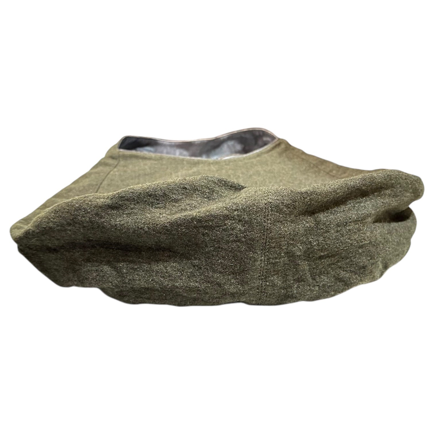 Y's(ワイズ) Wool leather Egg Bag ウール レザー エッグ バッグ オリーブ ハンド トート