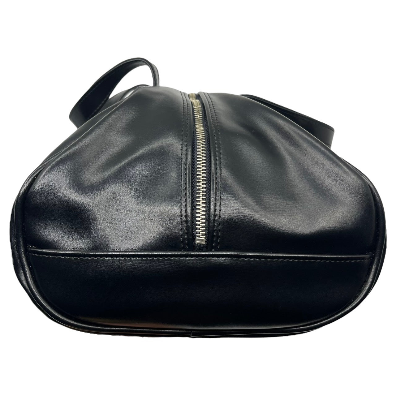 COMME des GARCONS(コムデギャルソン) オールドテキストロゴマディソンバッグ/00S/稀少/PVC/ボウリングバッグ GI-K202 ブラック×ホワイト