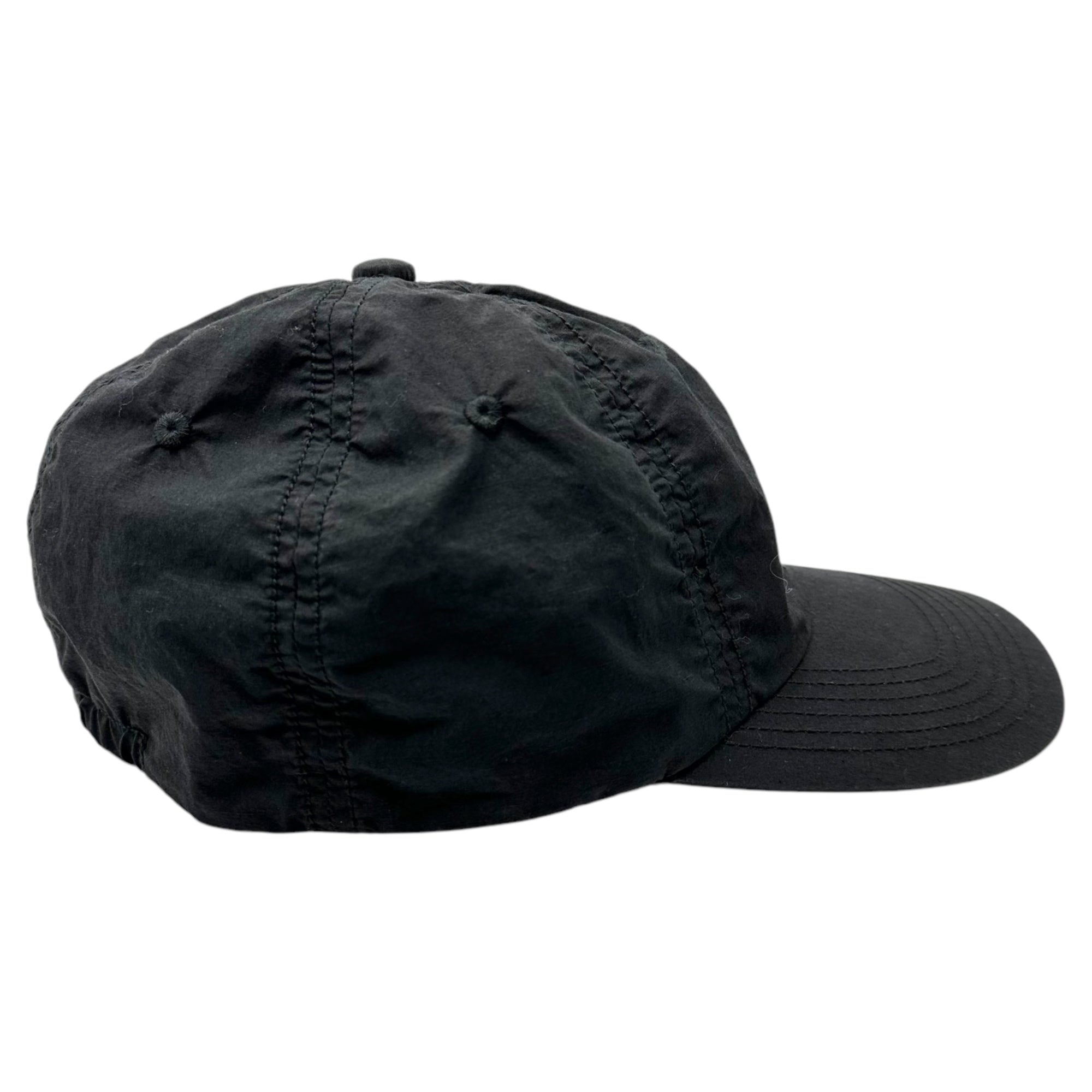 KIJIMATAKAYUKI(キジマタカユキ) Cotton linen typewriter 6-panel cap コットン リネン タイプライター 6パネル キャップ 201220 ブラック 帽子