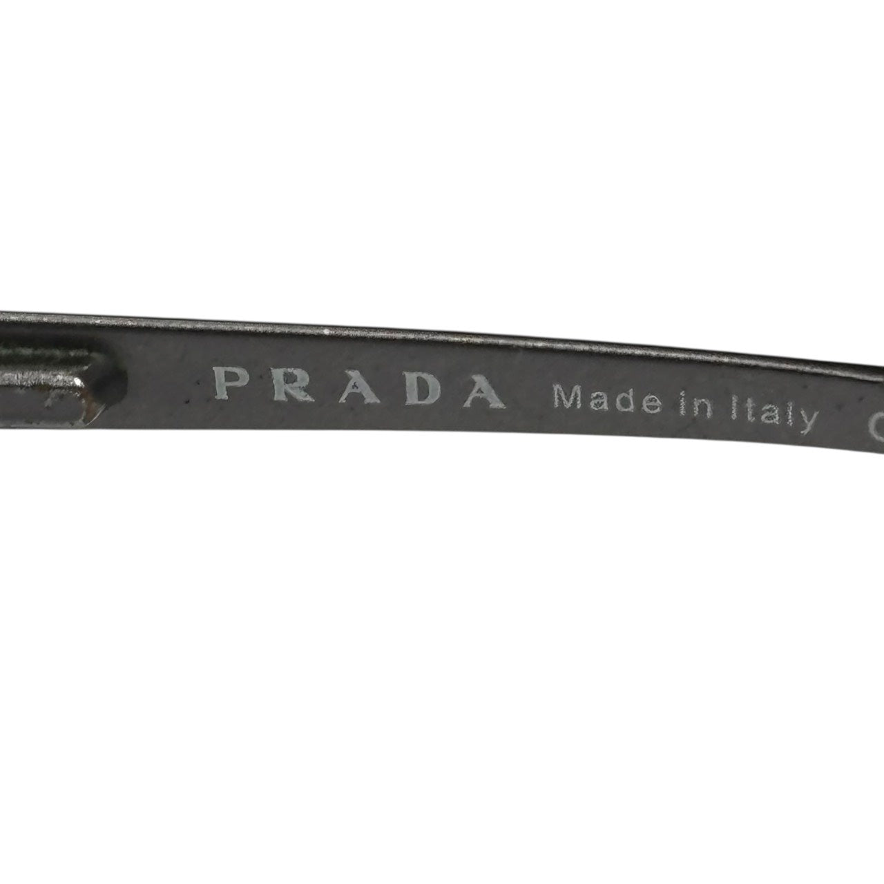 PRADA(プラダ) Side Logo Metal Frame Sunglasses サイド ロゴ メタル フレーム サングラス SPR58G 69□15 ガンメタル×シルバー