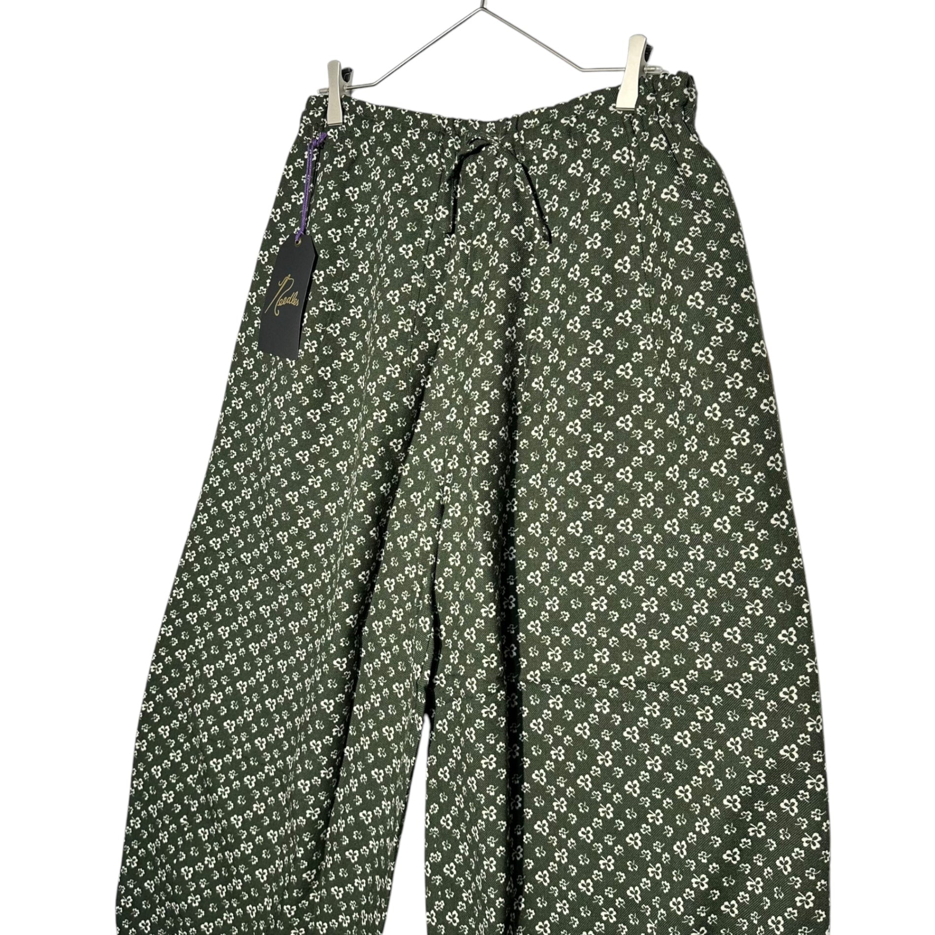 NEEDLES(ニードルズ) Clover Print Wool Trousers クローバー プリント ウール トラウザー パンツ LQ151 2 グリーン ジョガー