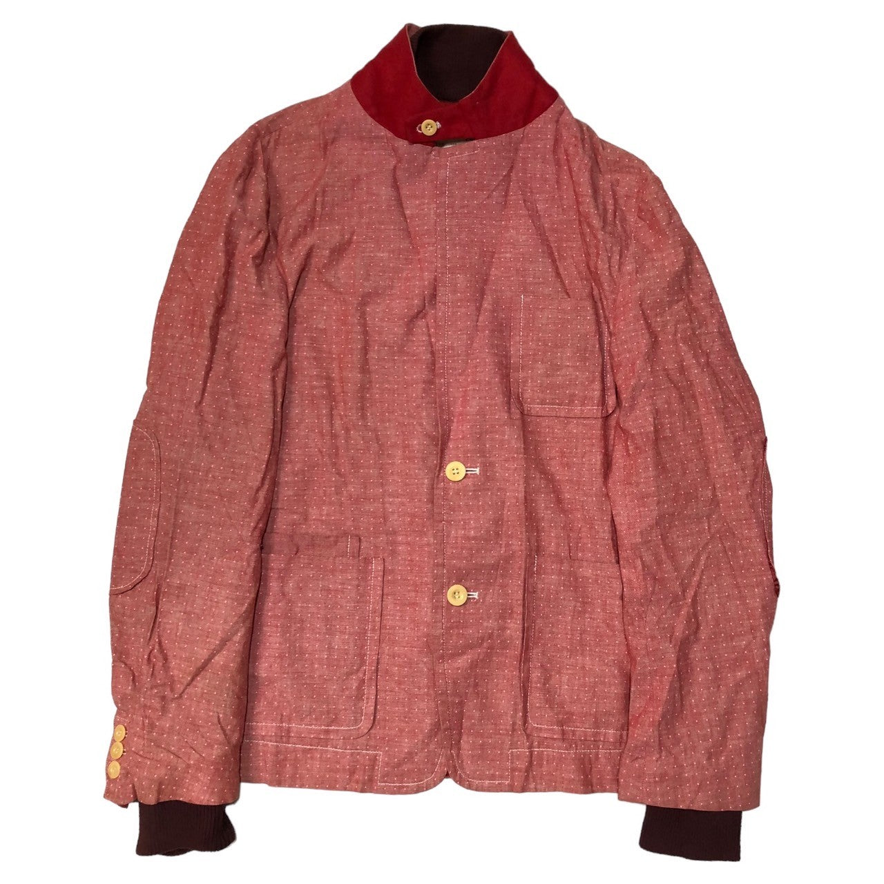 sacai(サカイ) 13SS Dot pattern cotton jacket ドット コットン ジャケット 13-00417M SIZE 3 ピンク×レッド