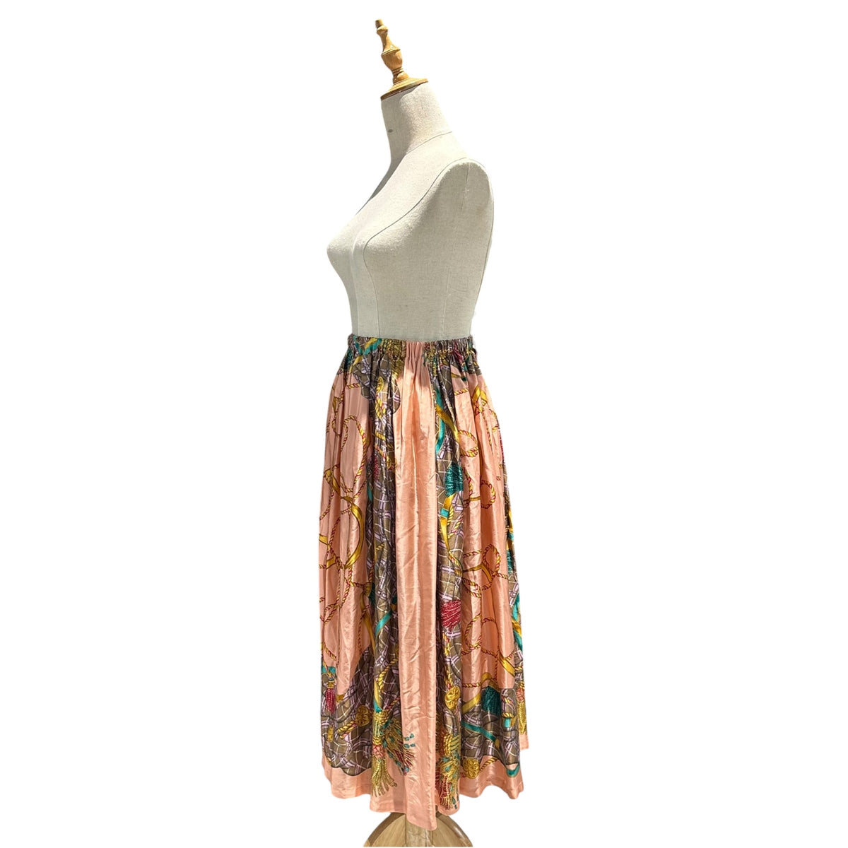 COMME des GARCONS(コムデギャルソン) 1999SS Aoyama Exclusive Silk Scarf Skirt 青山限定 シルク スカーフ スカート KX-912010 FREE ピンク AD1998