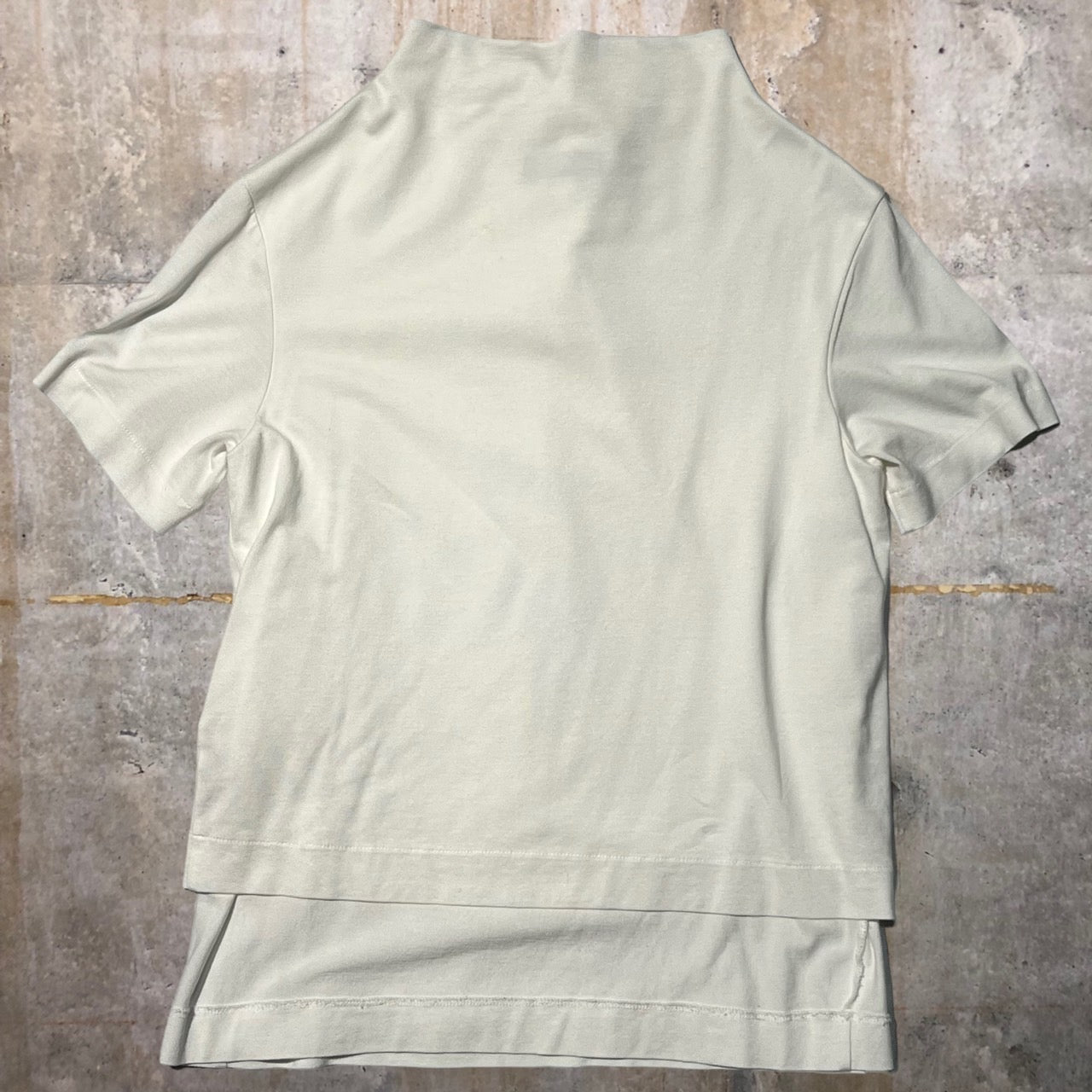 tricot COMME des GARCONS(トリココムデギャルソン) S/Sオールドレイヤードカットソー TT 020040 表記なし(FREE) ホワイト AD2001