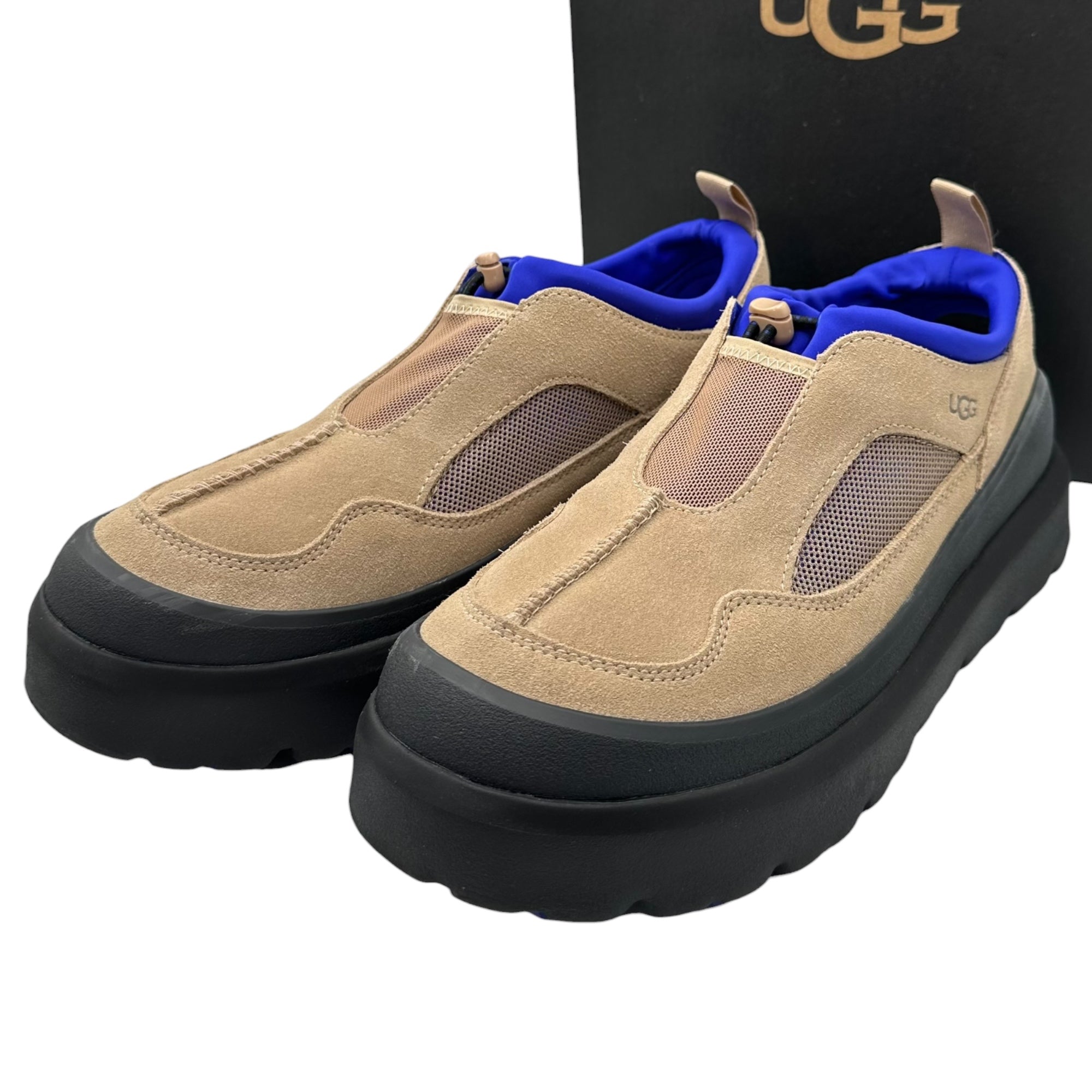 UGG(アグ) M HERITAGE UTILITY AVOID ヘリテージ ユーティリティー アクソイド スニーカー 1174995 28cm ベージュ×ブラック 厚底 スリッポン