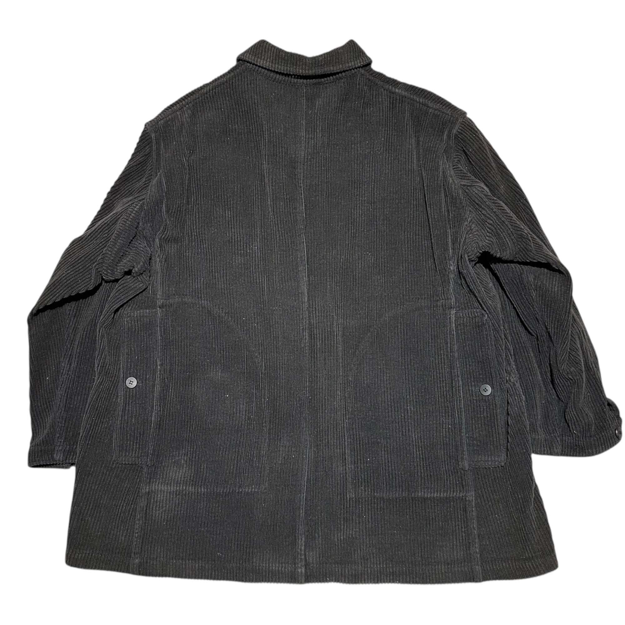 Y's(ワイズ) 70~80's Wide-Rib Corduroy Hunting Jacket 70~80年代 太畝 コーデュロイ ハンティング ジャケット FREE(メンズM程度) ブラック レディースライン 男性着用可 ミリタリー