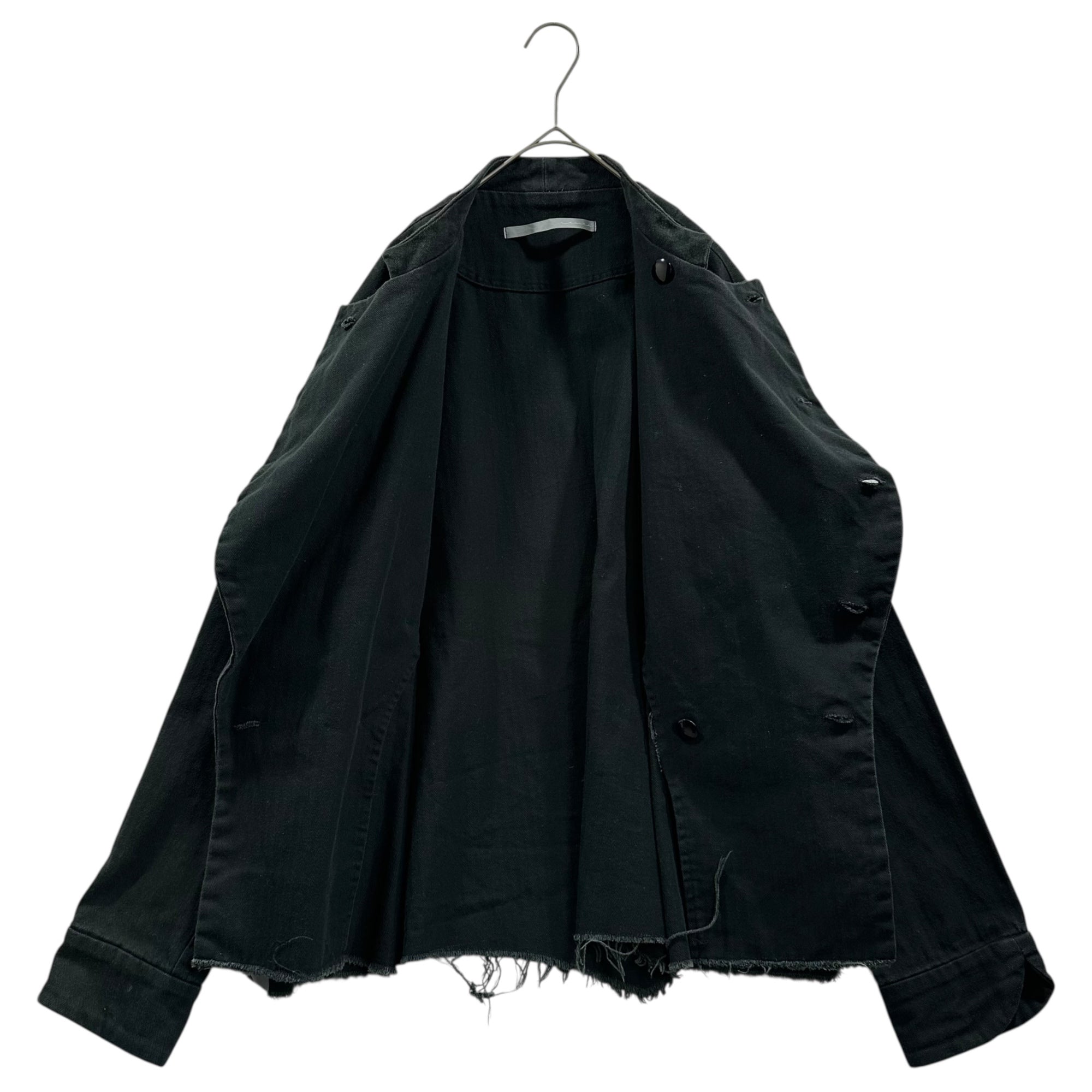 umu(ウム) M-38 Cotton Canvas Arrangement Jacket コットン キャンバス アレンジ ジャケット FREE ブラック フランスM-38着想 オリジナルジャケット