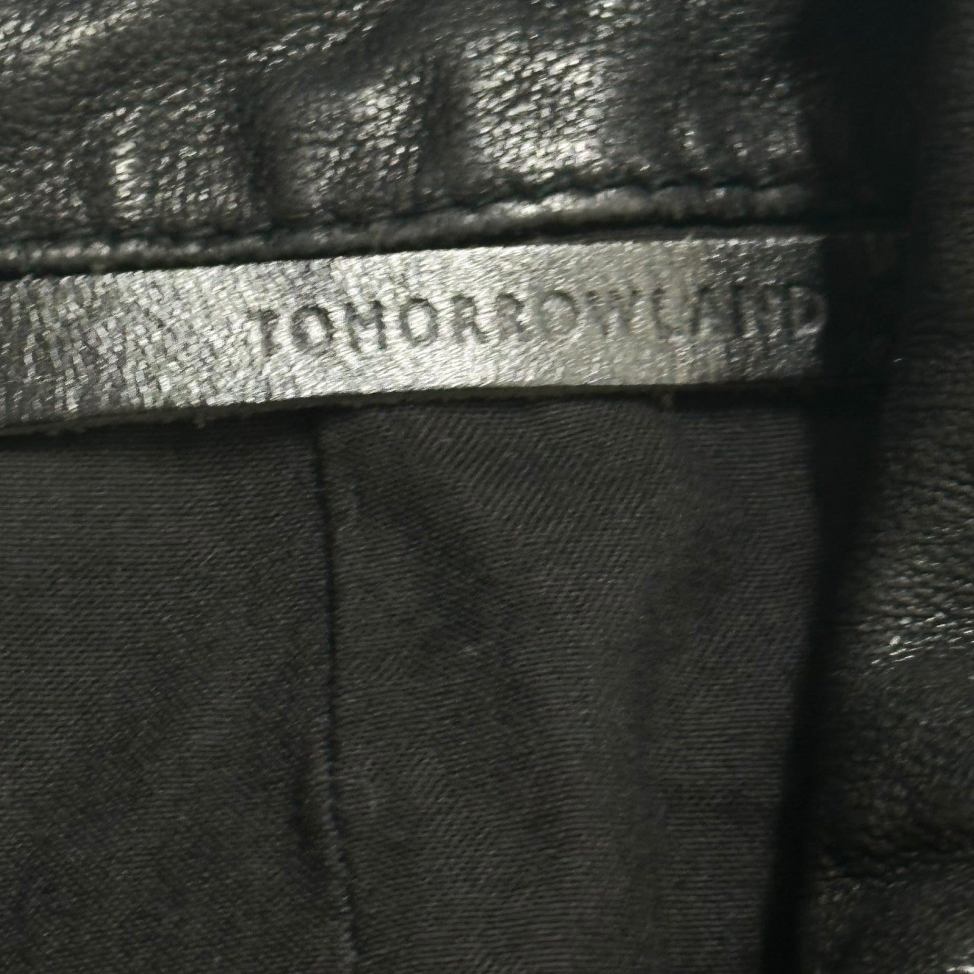 TOMORROWLAND(トゥモローランド) Zip-up lamb leather jacket ジップアップ ラムレザー ジャケット 63-08-04-08202 M ブラック
