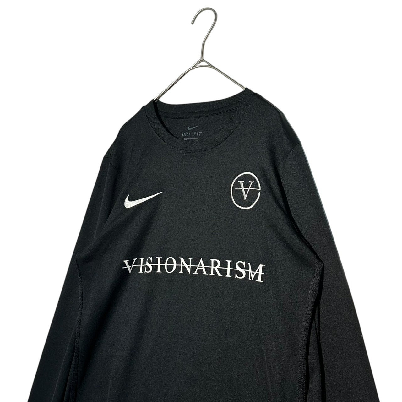 Nike x Visionarism(ナイキ × ヴィジョナリズム) The V Circle “Away” L/S Jersey Vサークル 「アウェイ 」 L/S ジャージー 725884-010 S ブラック