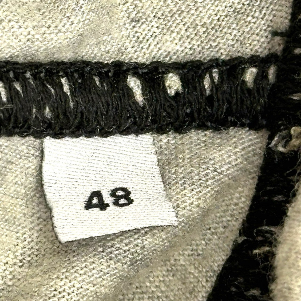 DOLCE&GABBANA(ドルチェ&ガッバーナドルガバ) Mesh layered border hooded top メッシュレイヤード ボーダー フーデッド カットソー ブラック×グレー