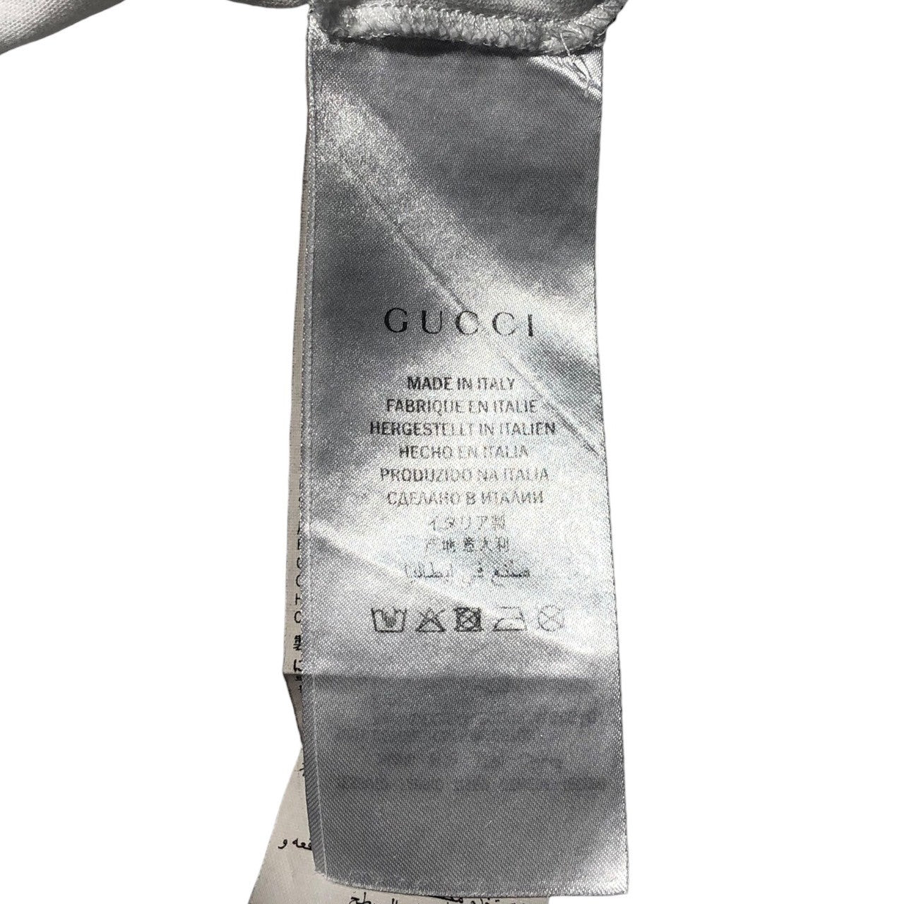 GUCCI(グッチ) ロゴウォッシュドオーバーサイズTシャツ XS ホワイト