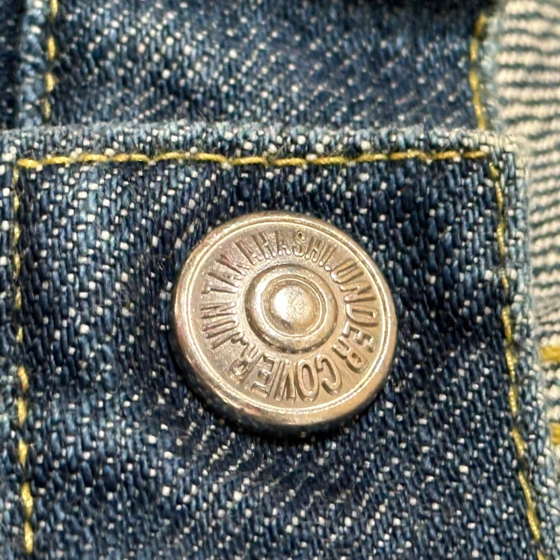 UNDERCOVER(アンダーカバー) 01AW DAVF Period Patchwork Denim Cargo Pants DAVF期 パッチワーク デニム カーゴ パンツ S313 M インディゴ