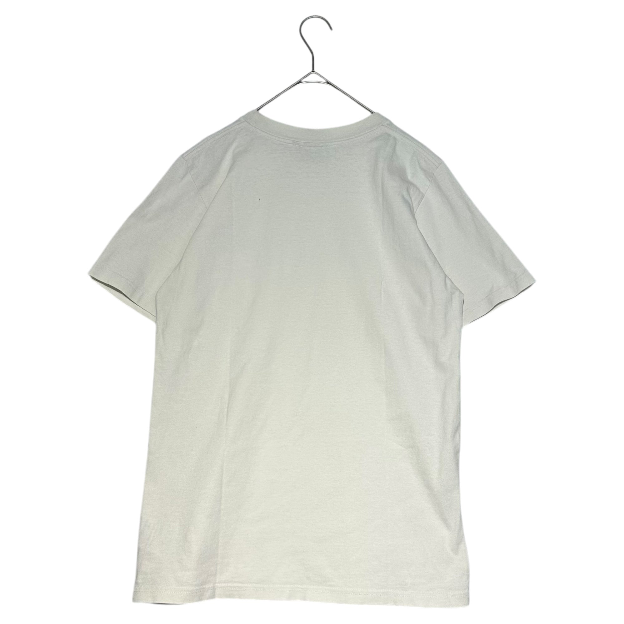 carhartt × FRAGMENT DESIGN(カーハート×フラグメントデザイン) Stacked logo crew neck T-shirt 重ねロゴ クルーネック Tシャツ S ホワイト×ネイビー