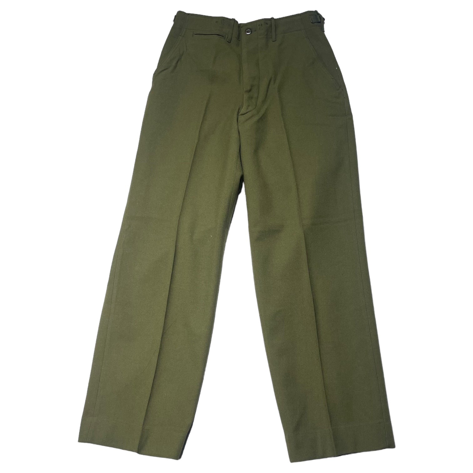 US ARMY(アメリカ軍) M-1951 wool trousers ミリタリー ウール パンツ 55-T-35650-40 SMALL REGULAR カーキ スラックス