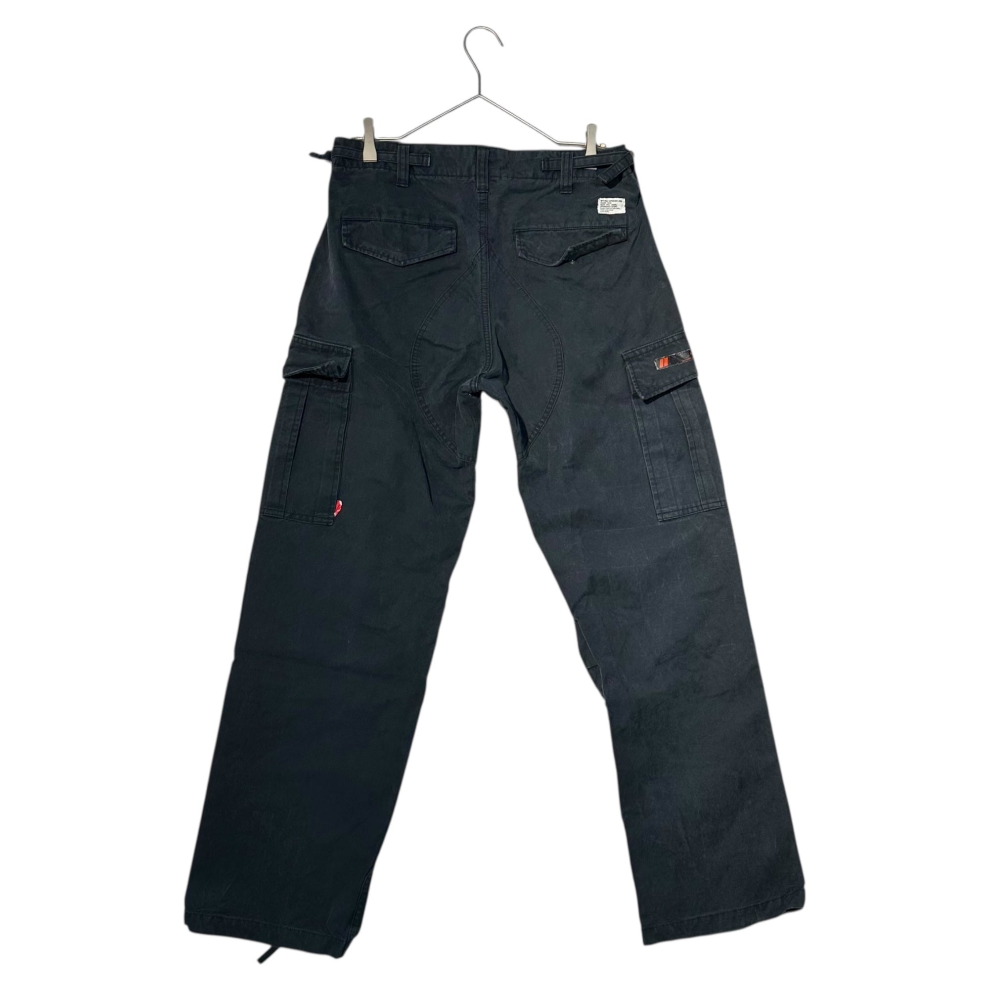 WTAPS(ダブルタップス) 00's Jungle Stock Ripstop Cargo Pants ジャングルストック リップストップ カーゴ パンツ TSDT-PTM01 表記無(L程度) ブラック