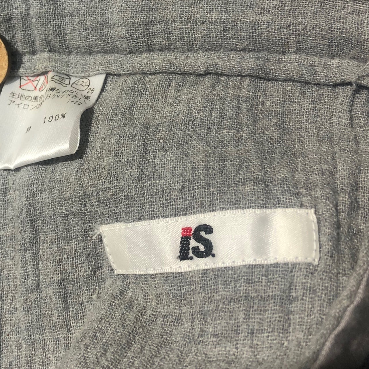 i.s. ISSEY MIYAKE(アイエス イッセイミヤケ) 90’s cotton wide half pants/コットンワイドハーフパンツ IS 41-FF044 M(メンズサイズ) グレー