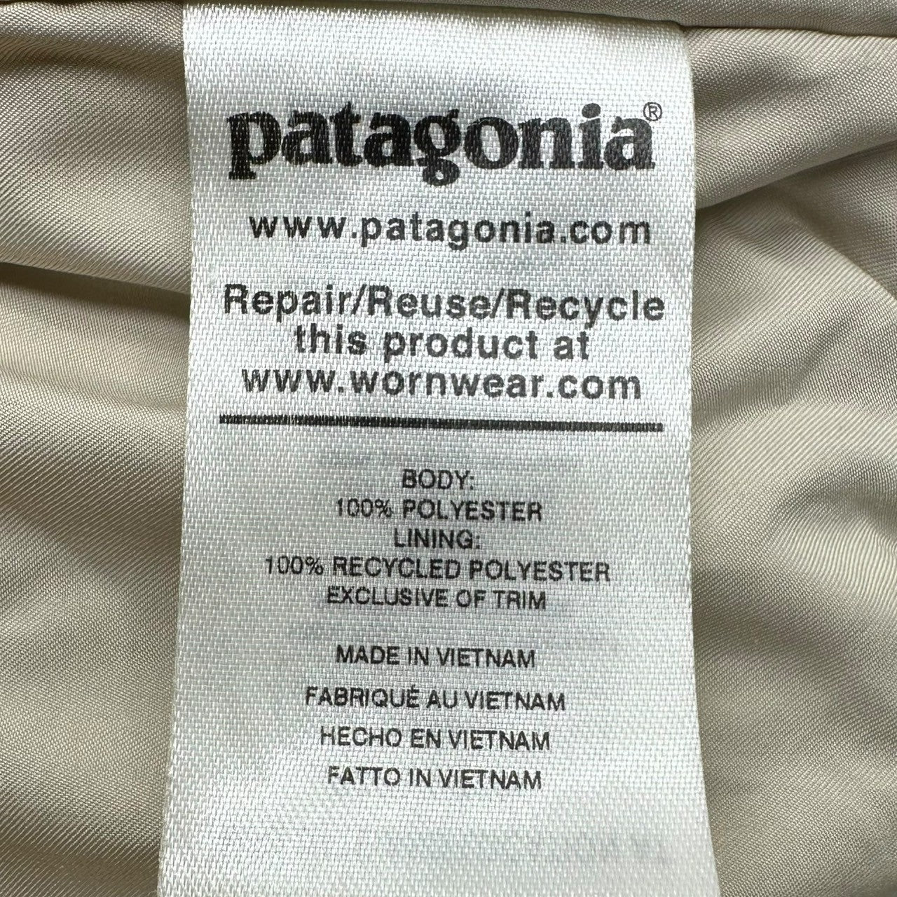 Patagonia(パタゴニア) Retro-X Bomber Jacket レトロX ボンバー ジャケット STY22830 XL アイボリー×ネイビー フリース ブルゾン