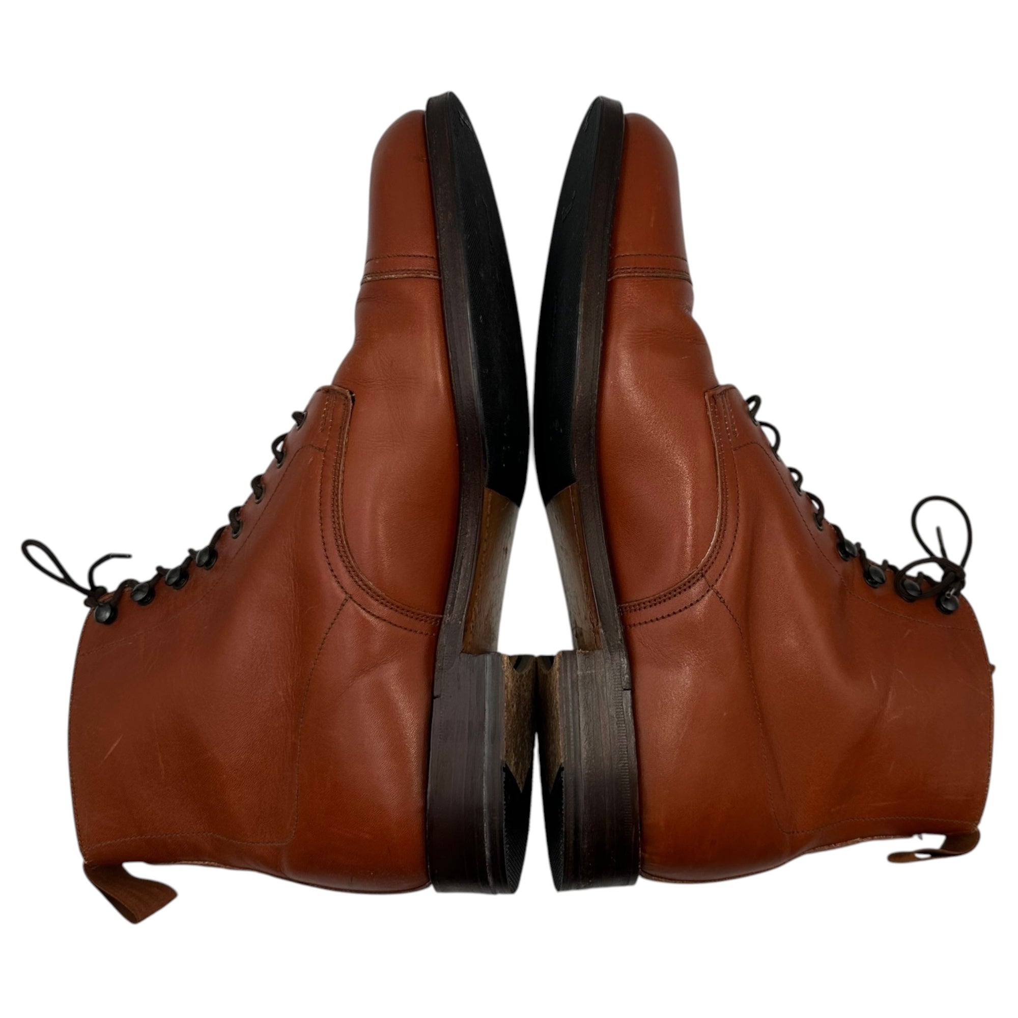 GRENSON(グレンソン) 1990’s England made Cap-toe boots キャップトゥ ブーツ 6208/49 7/E(25.5cm程度) ブラウン 90年代 ヴィンテージ イングランド製 ワーク