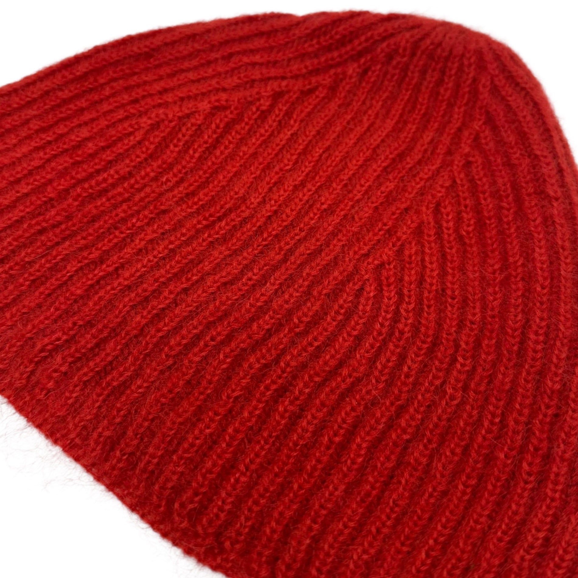 Rick Owens(リックオウエンス) 19AW Wool Mohair Beanie ウール モヘア ビーニー RP19F5495 レッド ニット帽