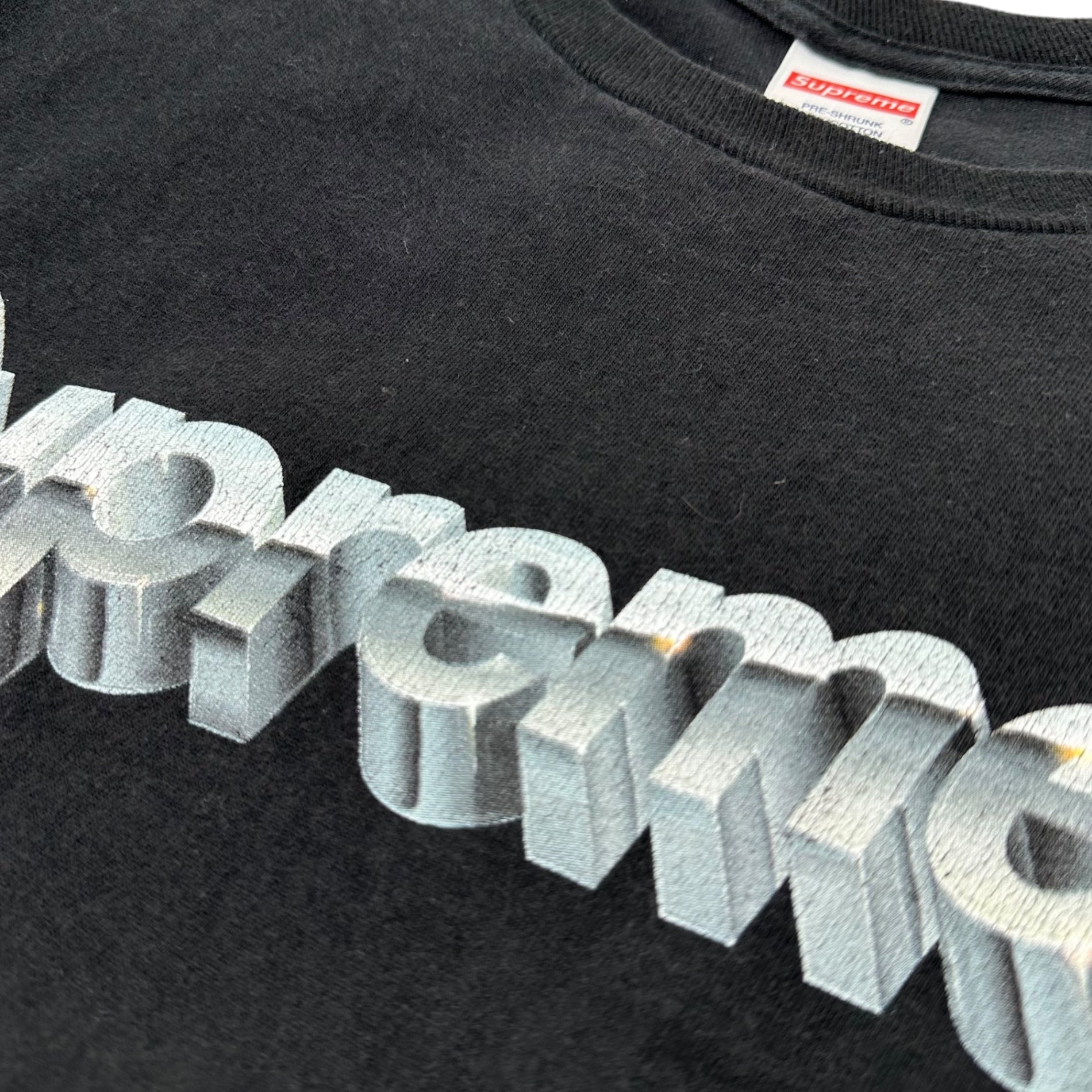 SUPREME(シュプリーム) 20SS Chrome Logo Tee ロゴ プリント Tシャツ S ブラック