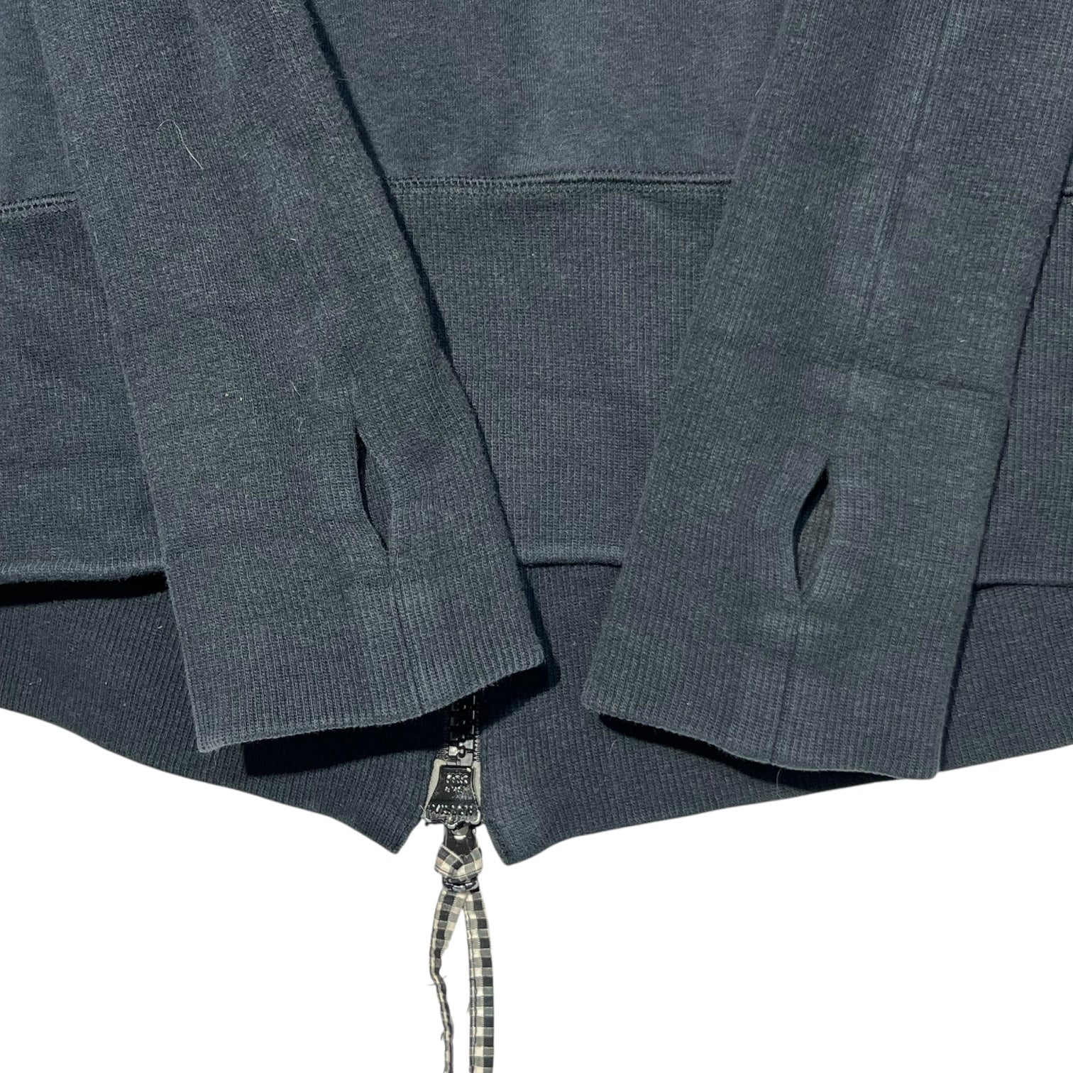 Vivienne Westwood RED LABEL(ヴィヴィアンウエストウッドレッドレーベル) 00's big color zip up sweatshirts ビッグ カラー ジップアップ スウェット 357-01-38015 2(M) ブラック オリゾンティタグ