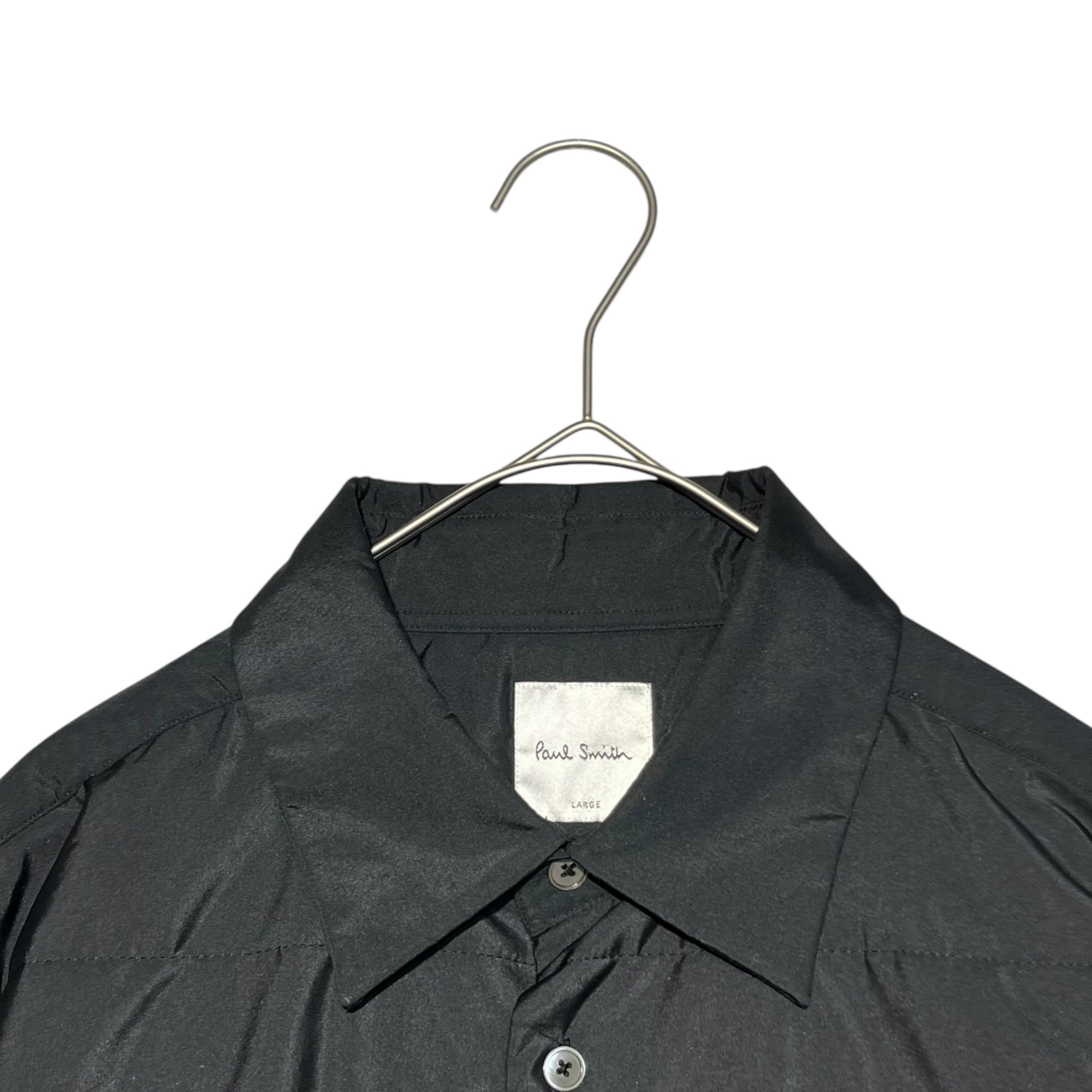 PAUL SMITH(ポールスミス) Long sleeve padded shirt 長袖 中綿 シャツ PF-WR-77037 L ブラック