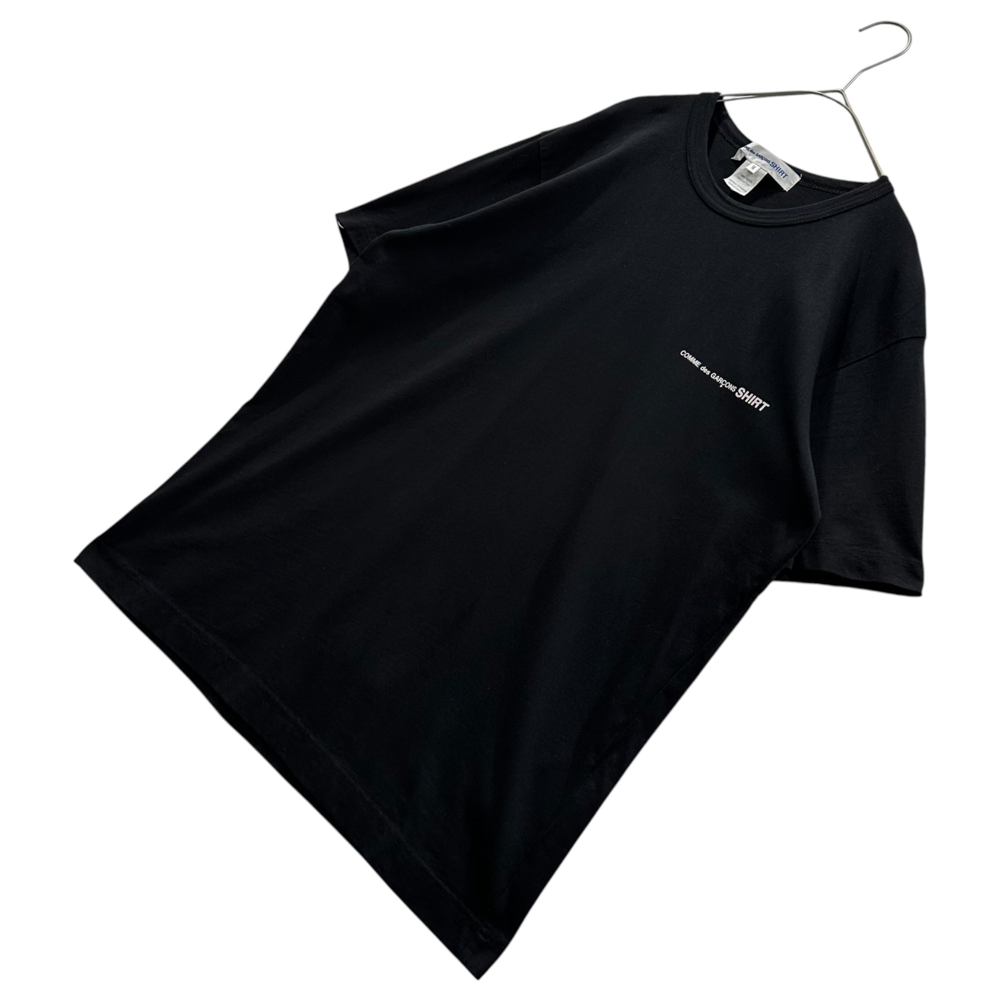 COMME des GARCONS SHIRT(コムデギャルソンシャツ) CLASSIC S/S T-SHIRT ワンポイント ロゴ Tシャツ S28119 M ブラック