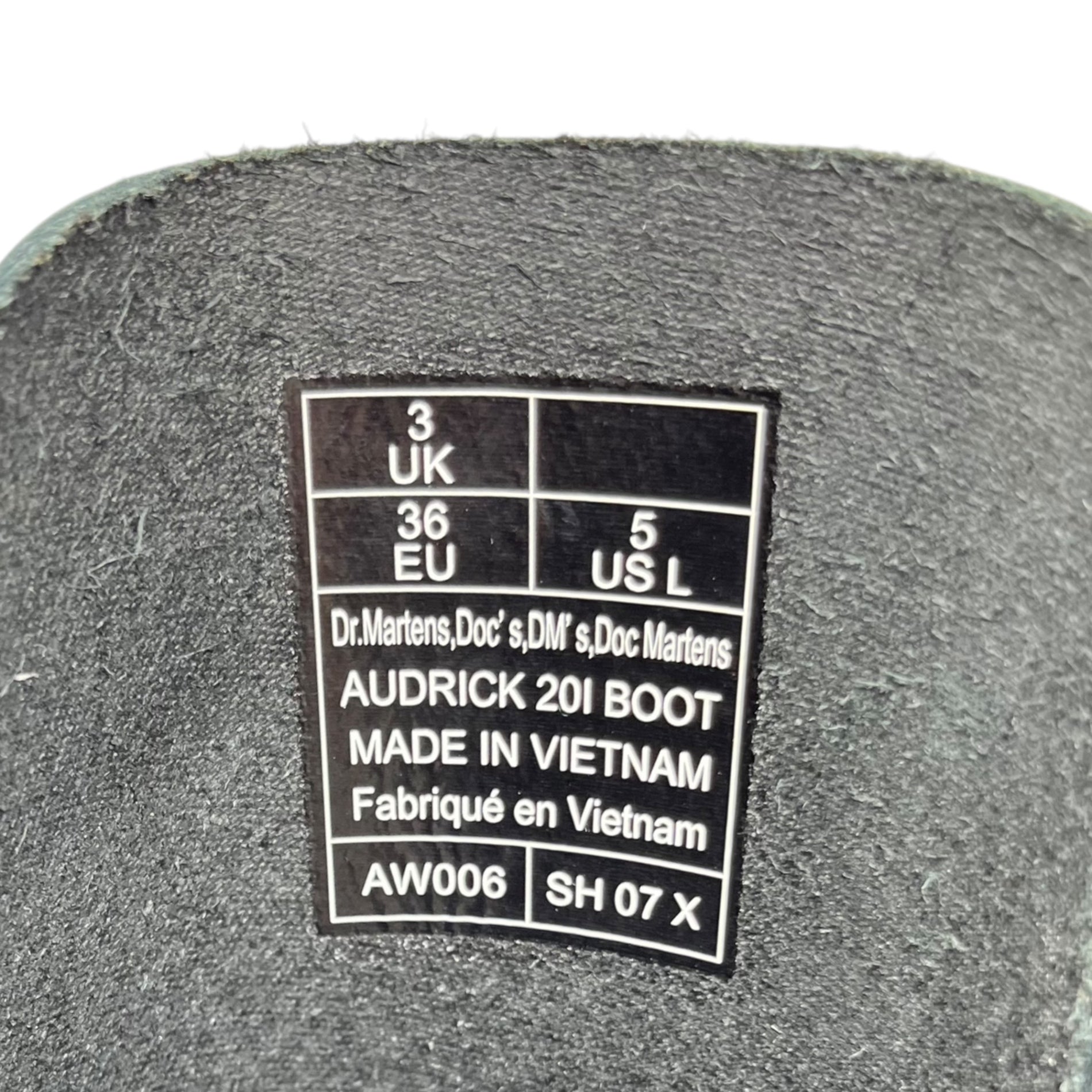 DR.MARTENS(ドクターマーチン) 20 hole long boots 20 ホール ロング ブーツ トール 22cm ブラック