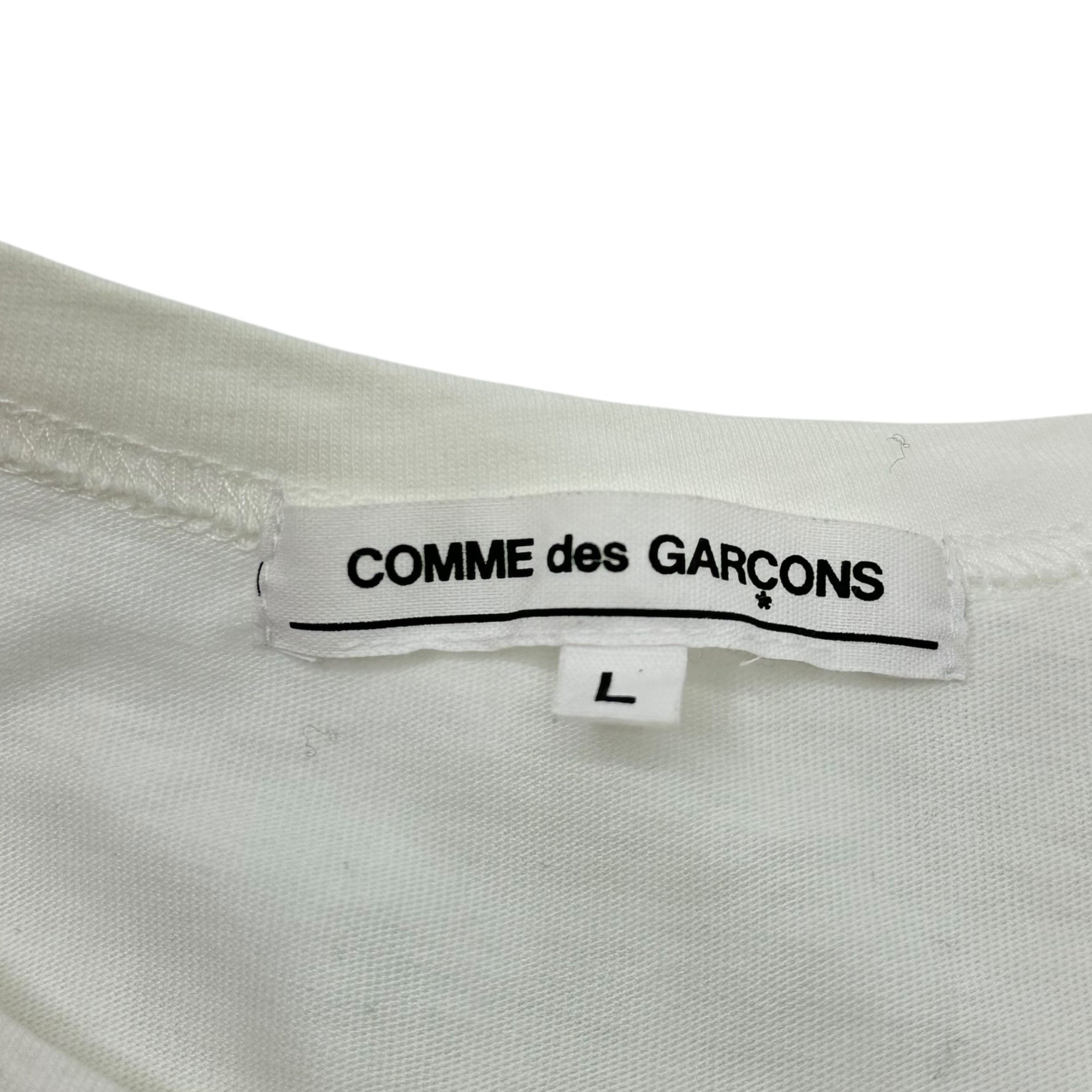 COMME des GARCONS(コムデギャルソン) 12SS Ai Wei Wei Exhibition Limited Edition Print T-Shirt Ai Wei Wei展限定 プリント Tシャツ OI-T096 L ホワイト×ブラック×レッド AD2012