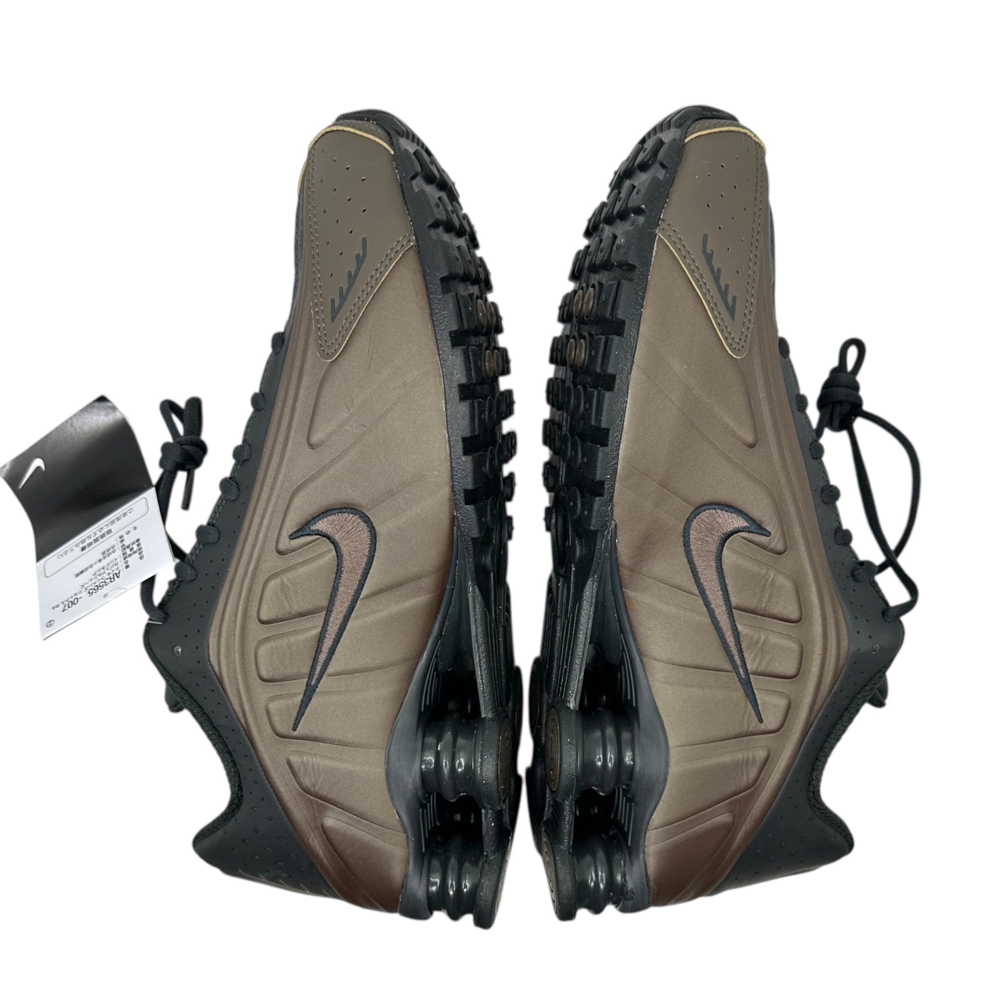 NIKE(ナイキ) Shox R4 "Ironstone" ショックス AR3565-007 27cm ブラウン×ブラック ローカット スニーカー 箱付