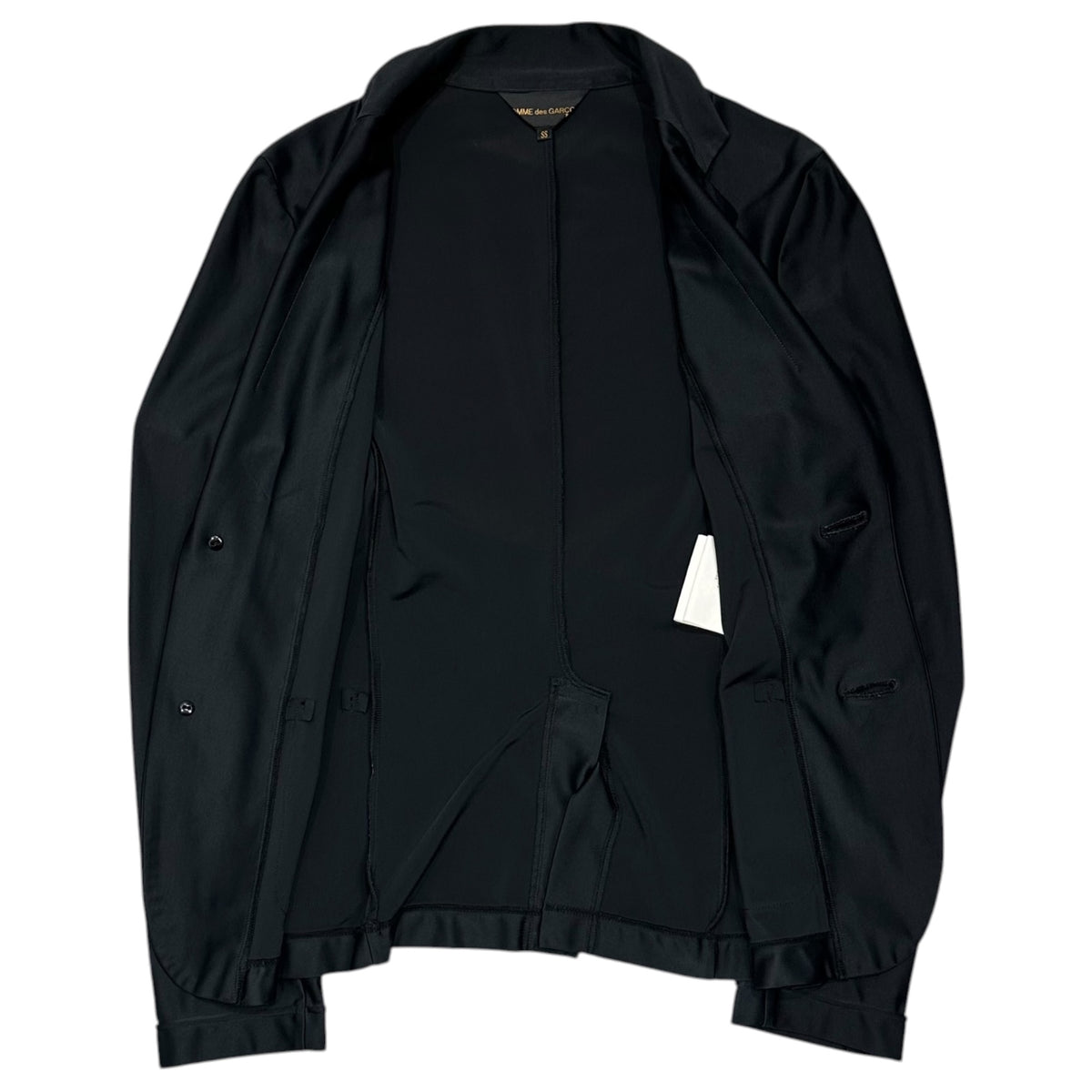 COMME des GARCONS(コムデギャルソン) 2007AW Poly Stretch Jacket ポリ ストレッチ ジャケット GT-J052 SS ネイビー AD2007