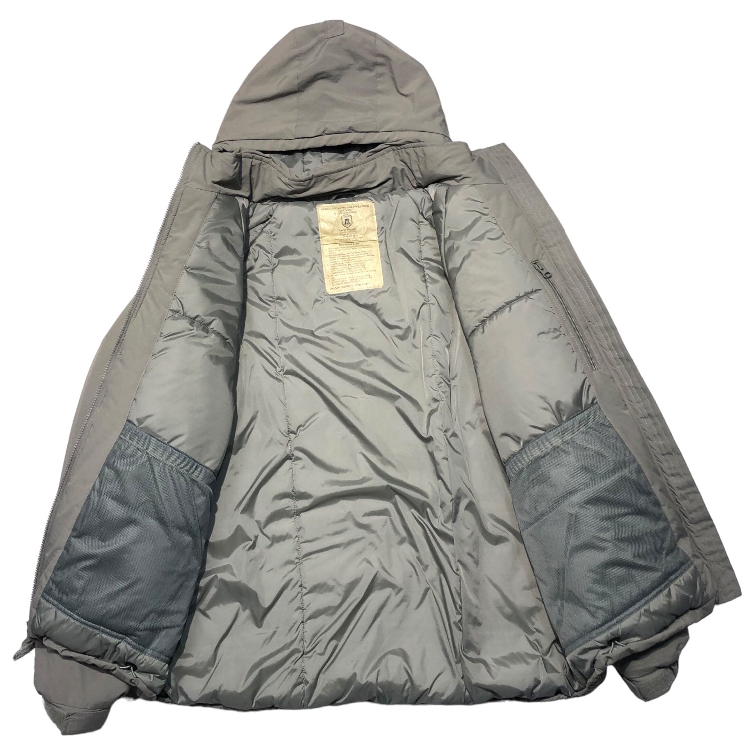 BROOKLYN ARMED FORCES(ブルックリンアームドフォース) GEN3 Level 7 EXTREME COLD WEATHER レベルセブン エクストリーム コールド ウェザー モンスター 8415-01-555-1279 L グレー US.ARMY B.A.F. BAF