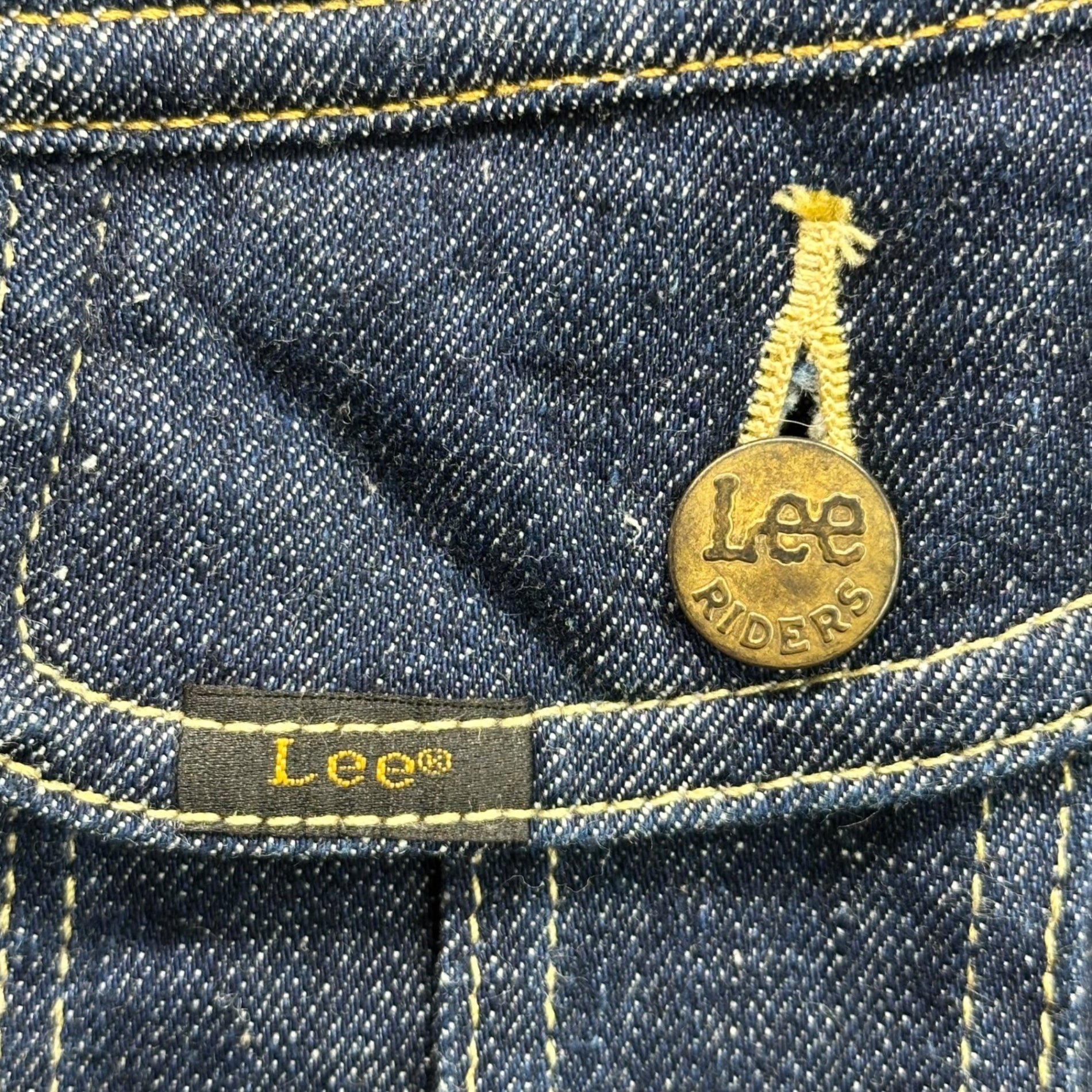 LEE(リー) RIDERS Stretch Denim Trucker Jacket ストレッチ デニム トラッカー ジャケット バック ペイント LM0319 M インディゴ