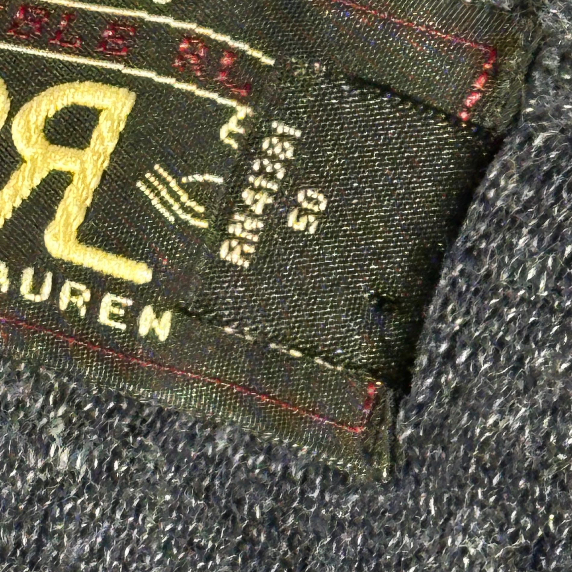 RRL(ダブルアールエル) Chimayo print Henley neck knit shirt チマヨ柄 ヘンリーネック ニットソー カットソー M ネイビー