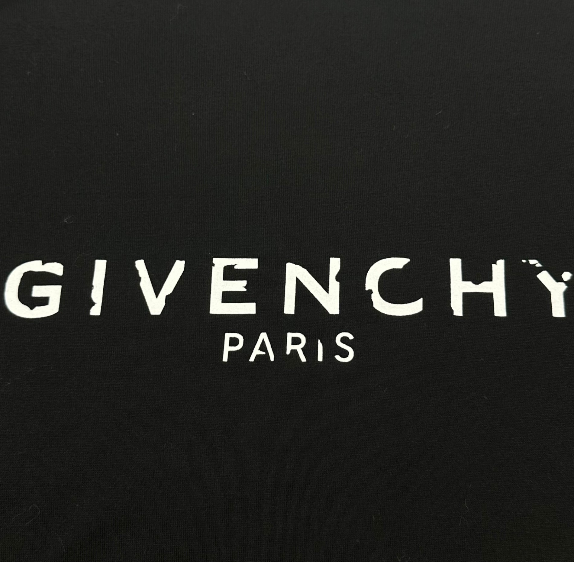 GIVENCHY(ジバンシィ) Logo Print Crew Neck T-Shirt ロゴ プリント クルーネック Tシャツ BM70K93002 M ブラック