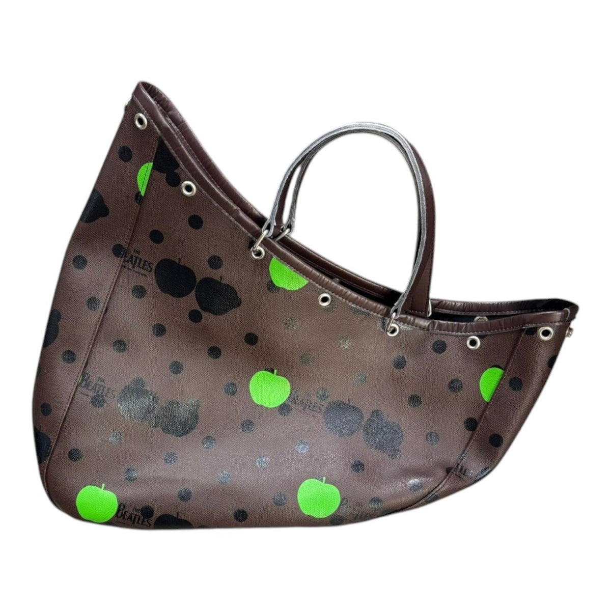 THE BEATLES COMME des GARCONS(ザビートルズコムデギャルソン) Boat Bag Green Apple ボート バッグ グリーン アップル VD-K001 ブラウン 2009 アーカイブ