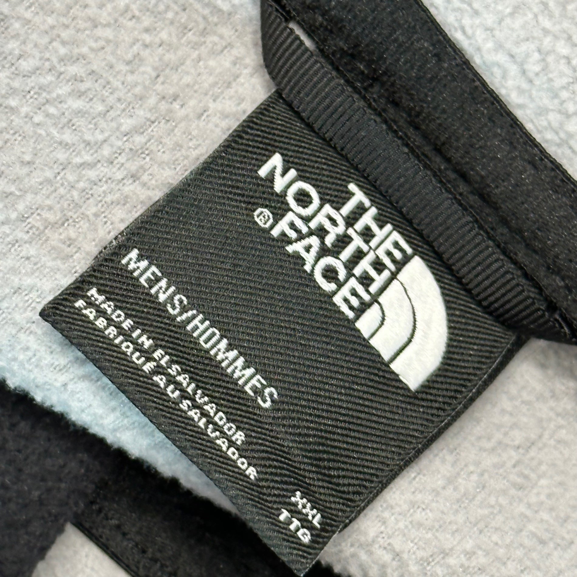 THE NORTH FACE(ノースフェイス) Men's TKA 100 Glacier 1/4 Zip Fleece ジップ フリース ジャケット NF0A4P8CGVV XXL グレー×ブラック 海外規格