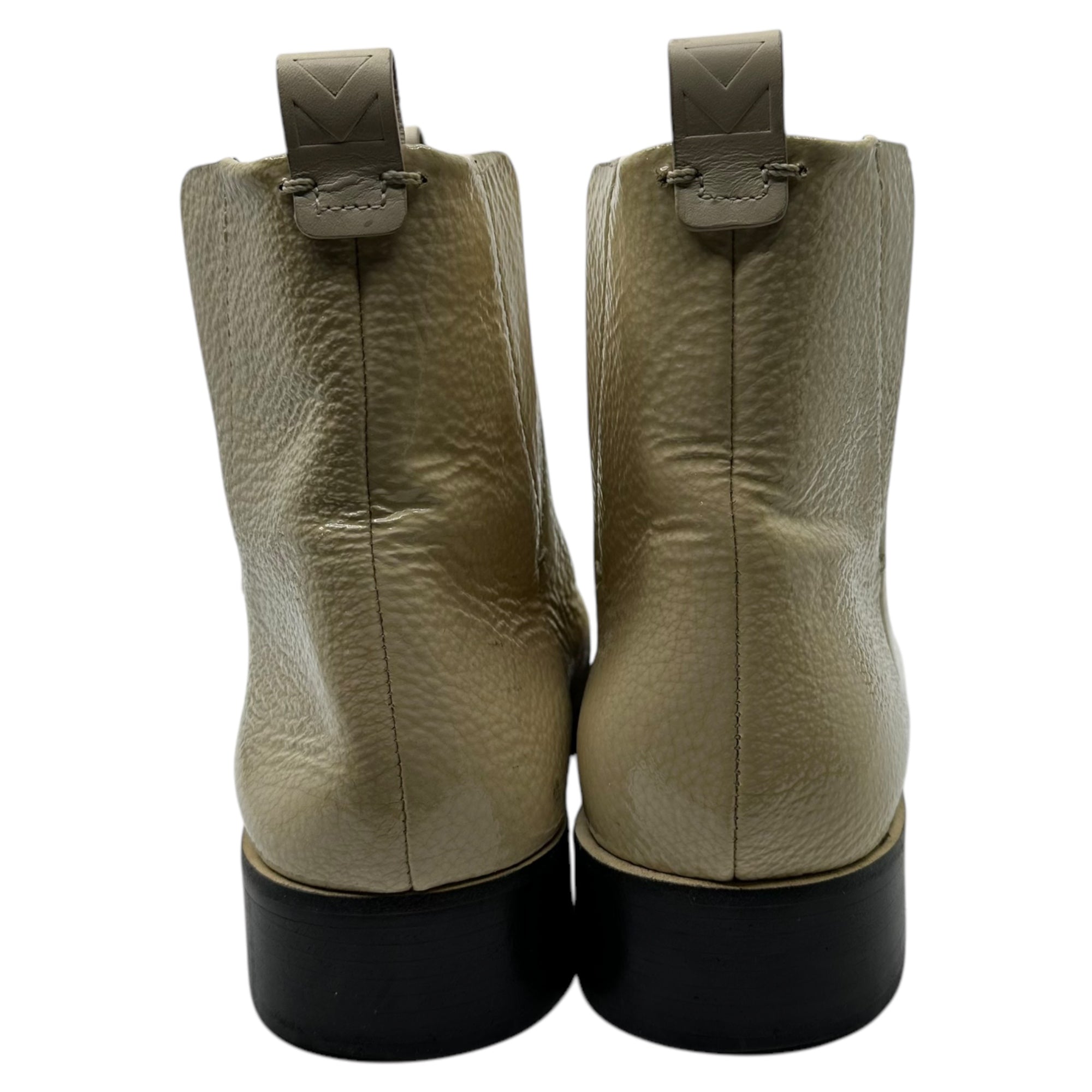 MERCEDES CASTILLO(メルセデス カスティロ) side gore leather boots サイドゴア レザー ブーツ 41(25.5cm程度) アイボリー