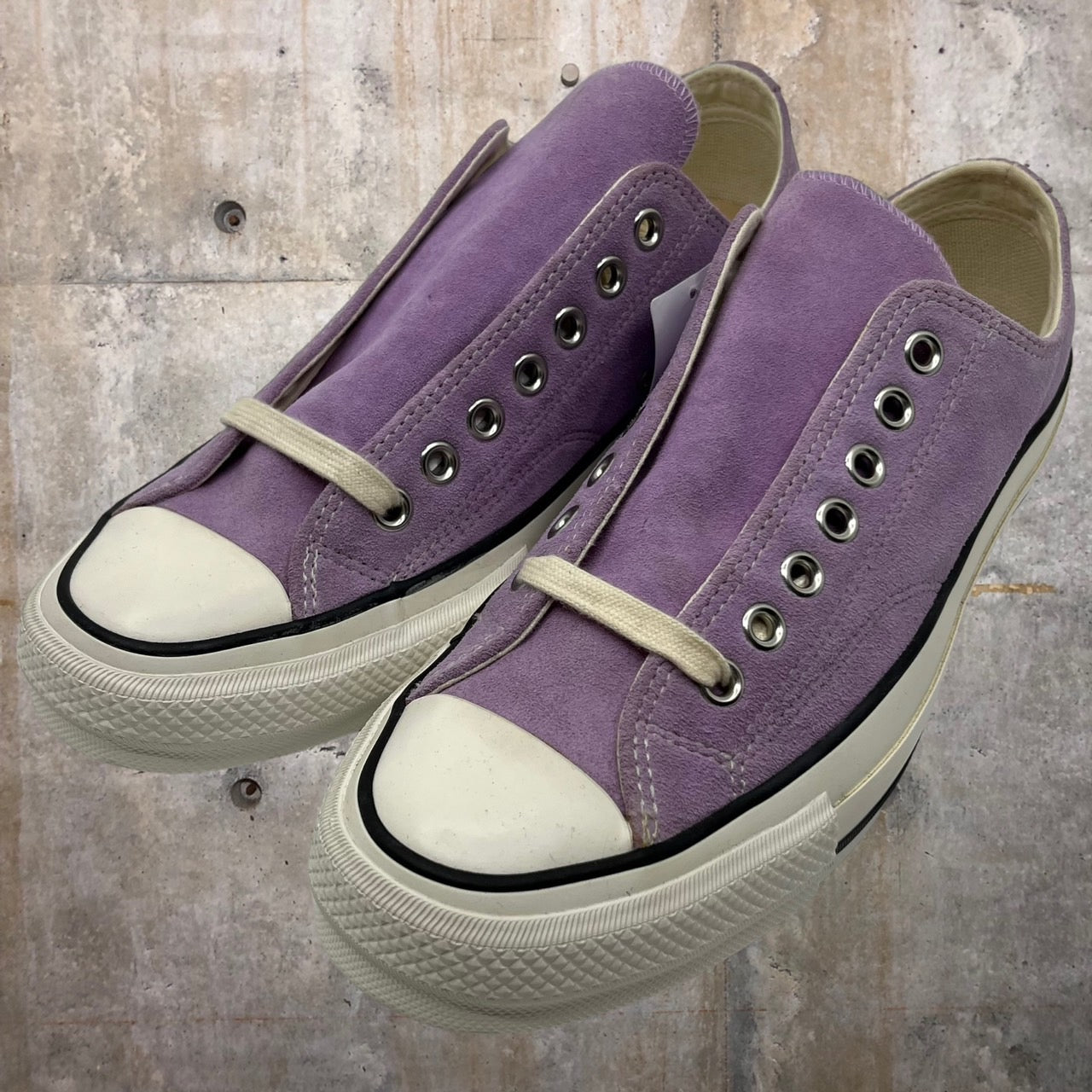 CONVERSE ADDICT(コンバース アディクト) CHUCK TAYLOR SUEDE OX/チャックテーラー/ローカットスウェードスニーカー 1CL691 28cm パープル