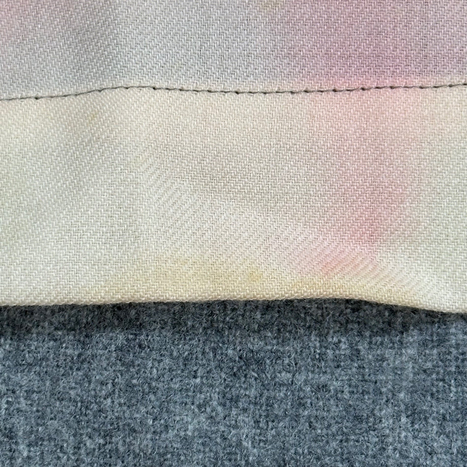 COMME des GARCONS HOMME PLUS(コムデギャルソンオムプリュス) 1999AW Souvenir Kitsch Yokohama Print Wool Shirt スーベニールキッチュ 横浜 名所 切替 ウールシャツ PB-040440 FREE レッド×グレー AD1999