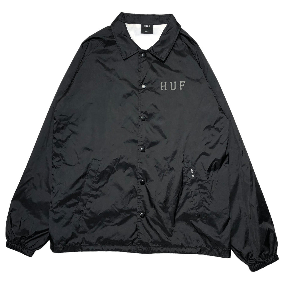 HUF(ハフ) back logo coach jacket バックロゴ コーチ ジャケット M 