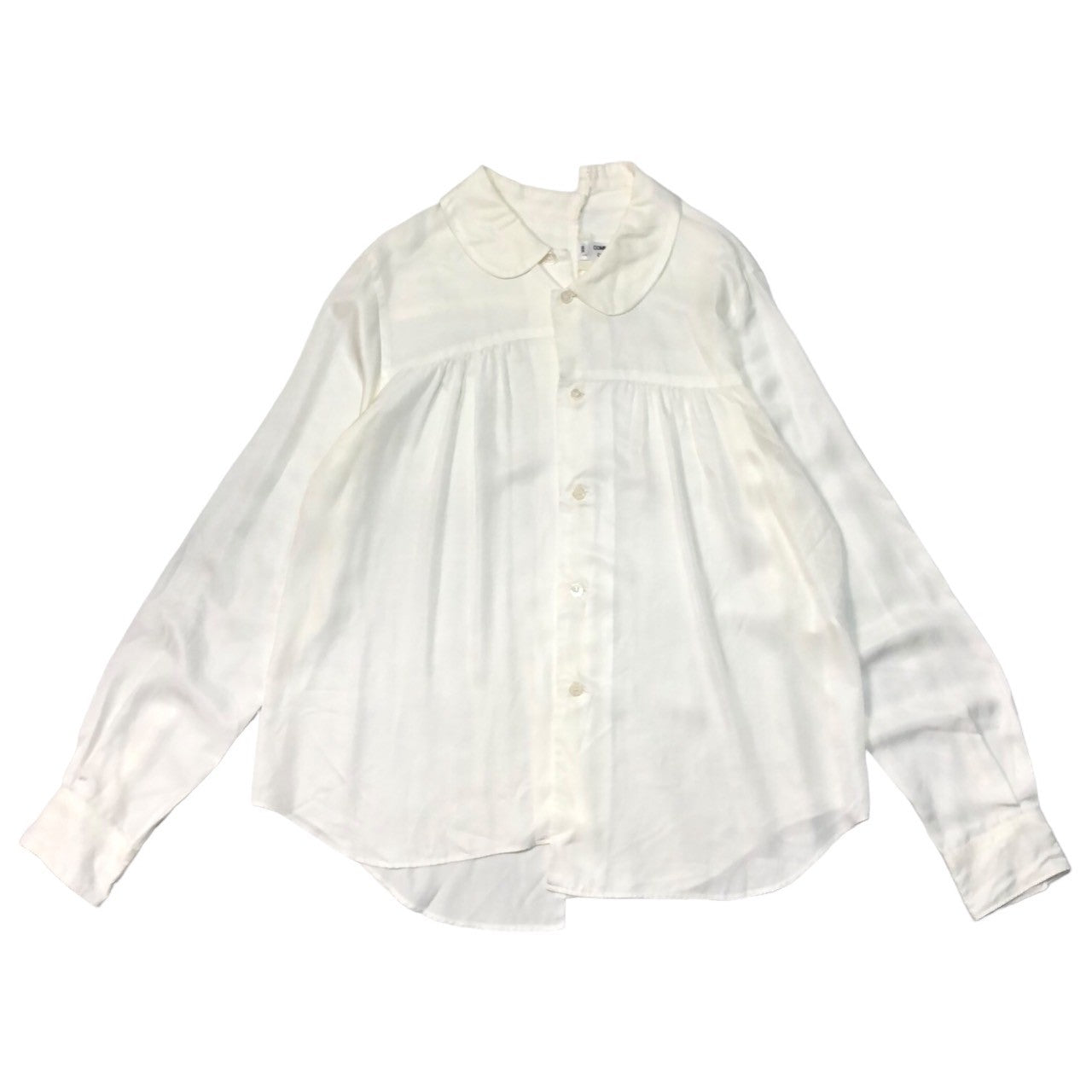 COMME des GARCONS COMME des GARCONS(コムデギャルソンコムデギャルソン) 12AW round collar blouse/ラウンドカラーブラウス RJ-B008 SIZE XS オフホワイト AD2012