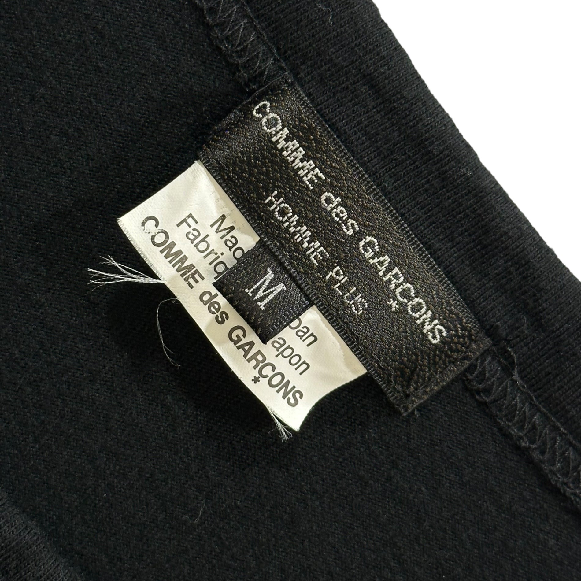 COMME des GARCONS HOMME PLUS(コムデギャルソンオムプリュス) 2019SS Shirred Gathered Oversized T-Shirt シャーリング ギャザー オーバーサイズ Tシャツ PC-T006 M ブラック AD2018