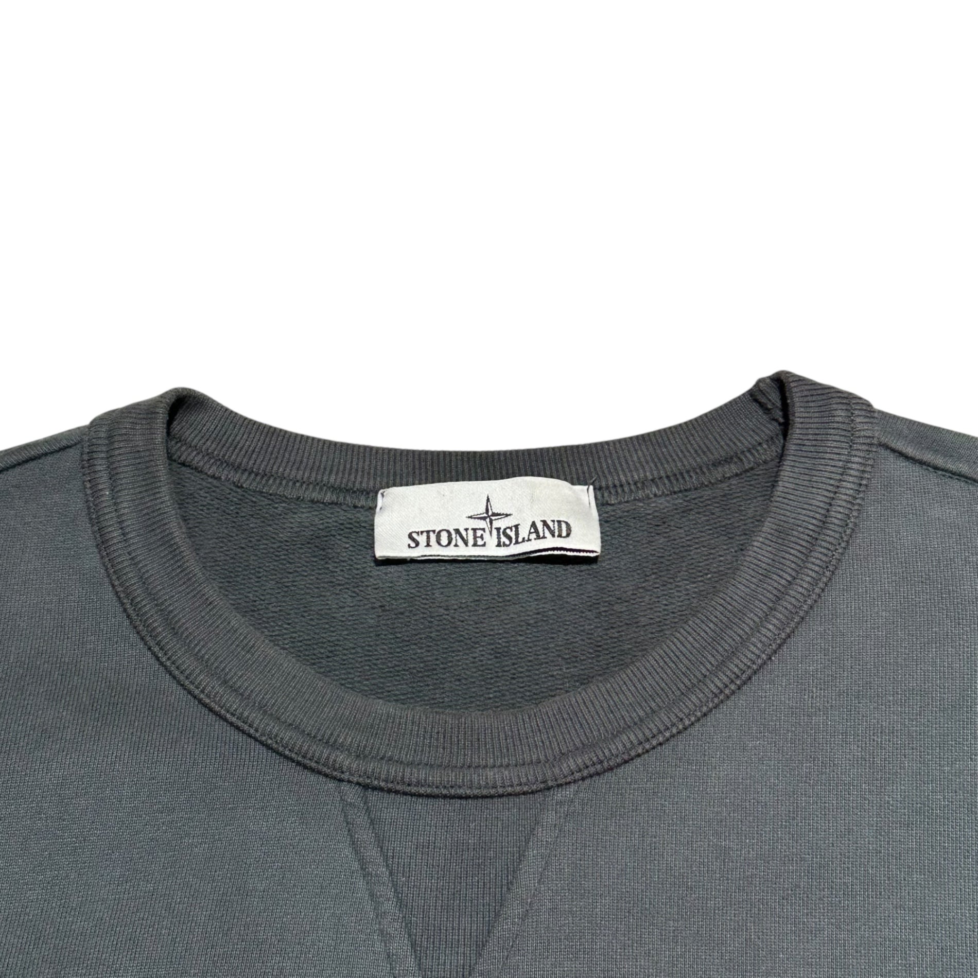 STONE ISLAND(ストーンアイランド) 23AW Arm Cargo Pocket Crew Neck Sweatshirt アーム カーゴポケット クルーネック スウェット 791560577 L グレー